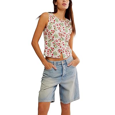 Free People Tilly Vest Printed Women