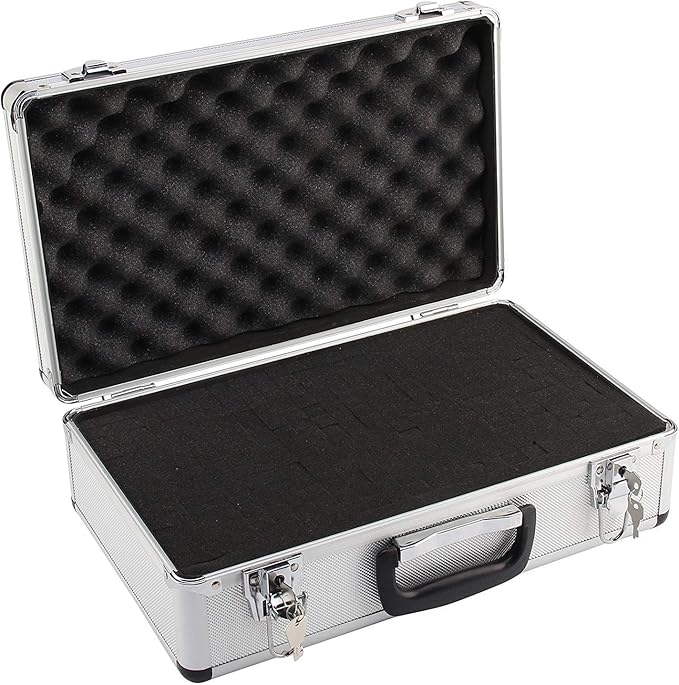 MultiWare Flight Case Aluminium Foam Microphone Camera Photography