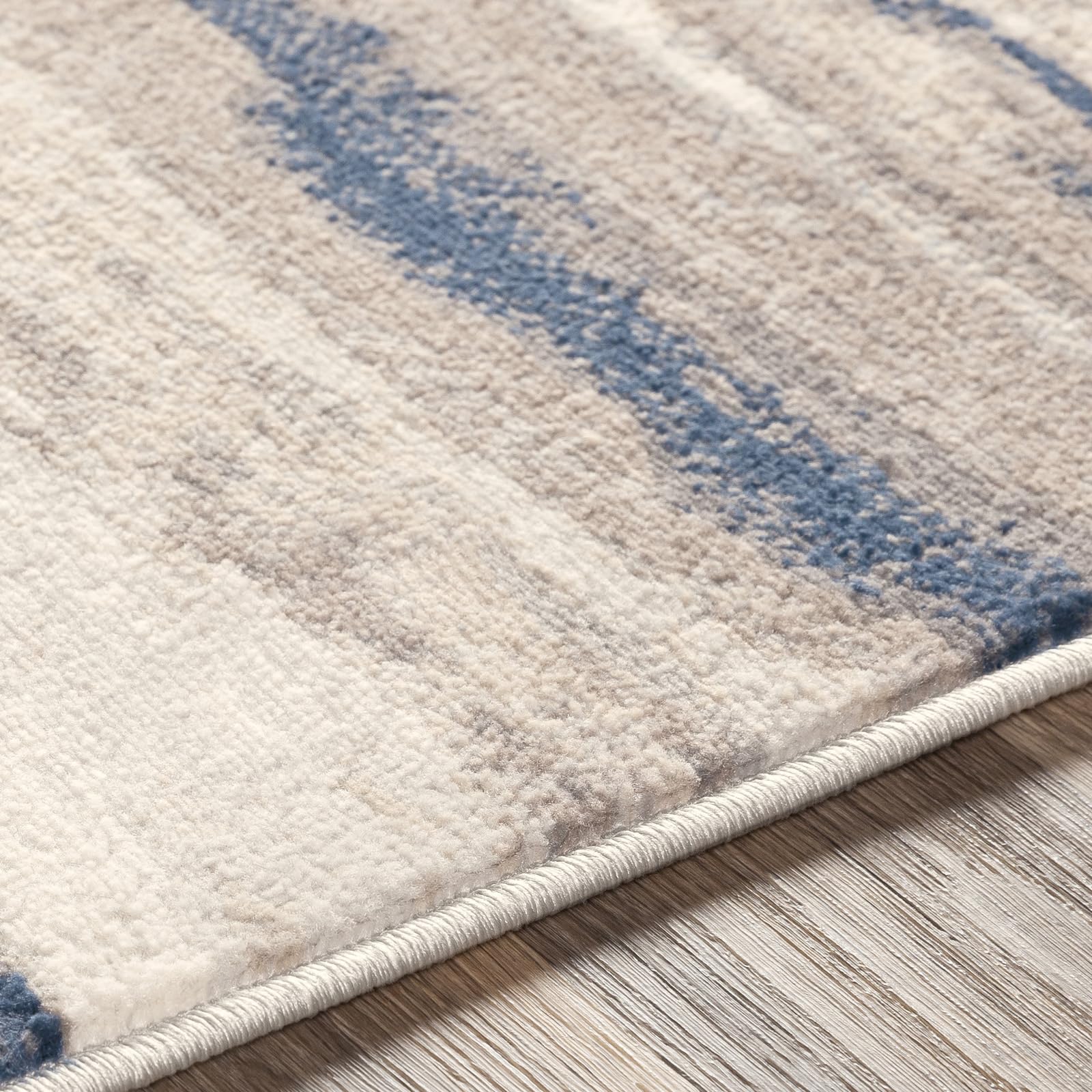 Livabliss Pandora Bruges Tapis 160x215 cm – Ivoire, Marron, Gris, Poil Ras