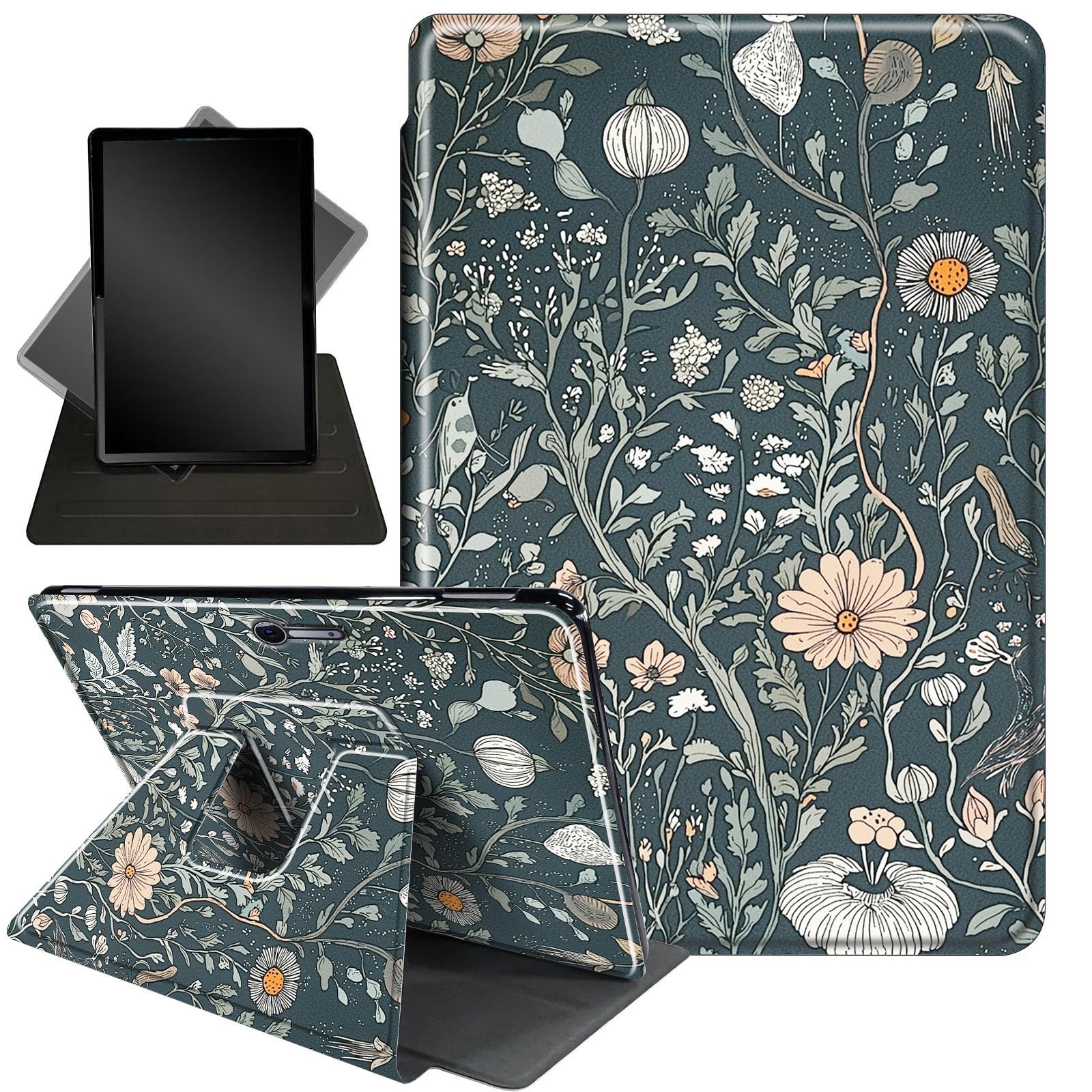 Case for 10.5 Inch Microsoft Surface Go 3 2021/2 2020/10" Surface Go 2018,360 Degree Rotating Stand Smart Protective Case for Surface Go 1 2 3 10"(