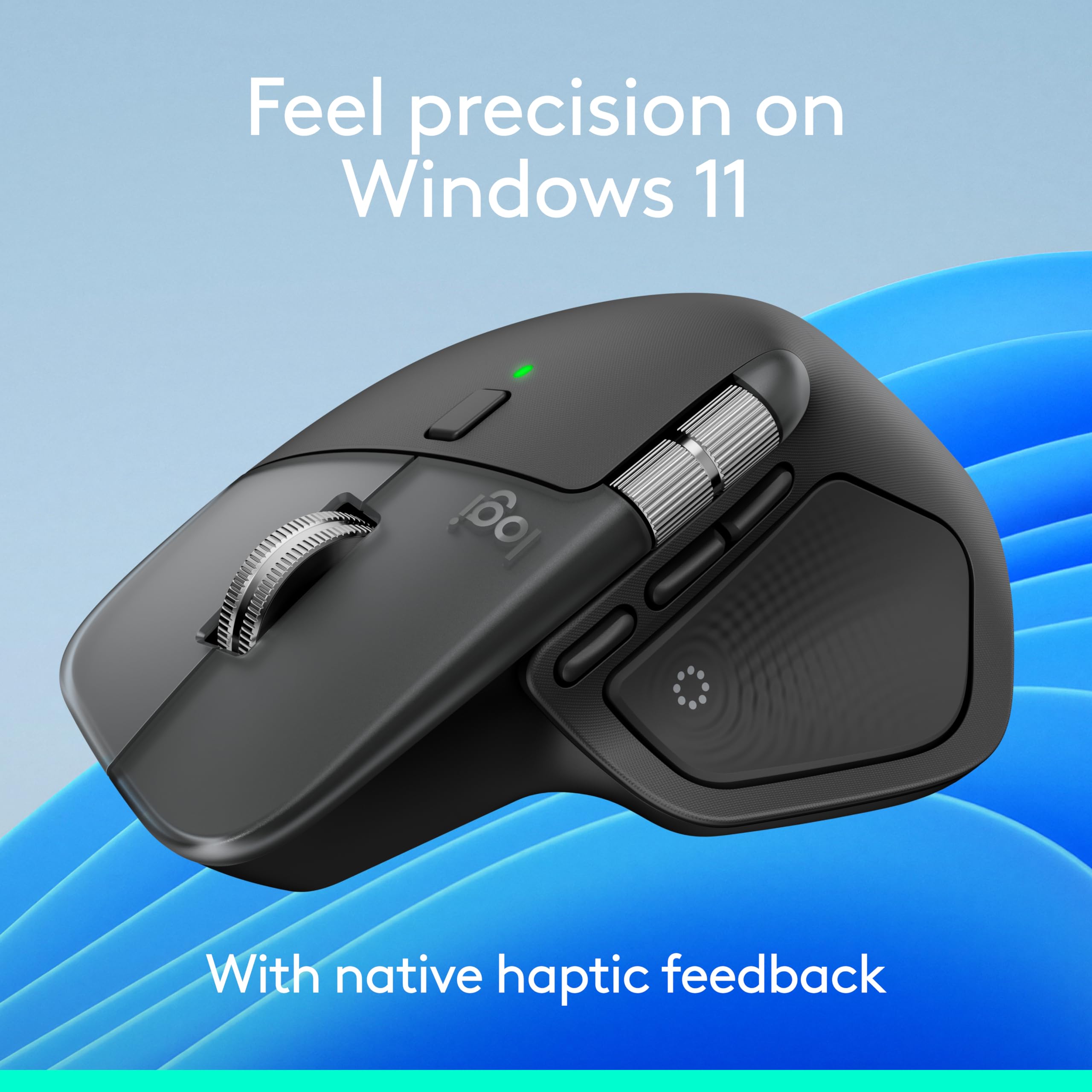 Logitech MX Master 4 for Mac, Ergonomic Bluetooth Mouse with