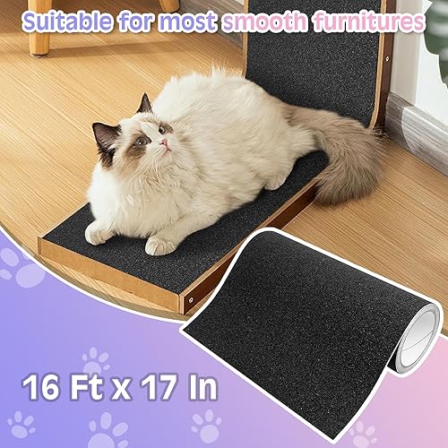 Vista 12 de BNOSDM Protector de puerta contra arañazos de perros, protector transparente y flexible para puerta de gato, protector antiarañazos para marco