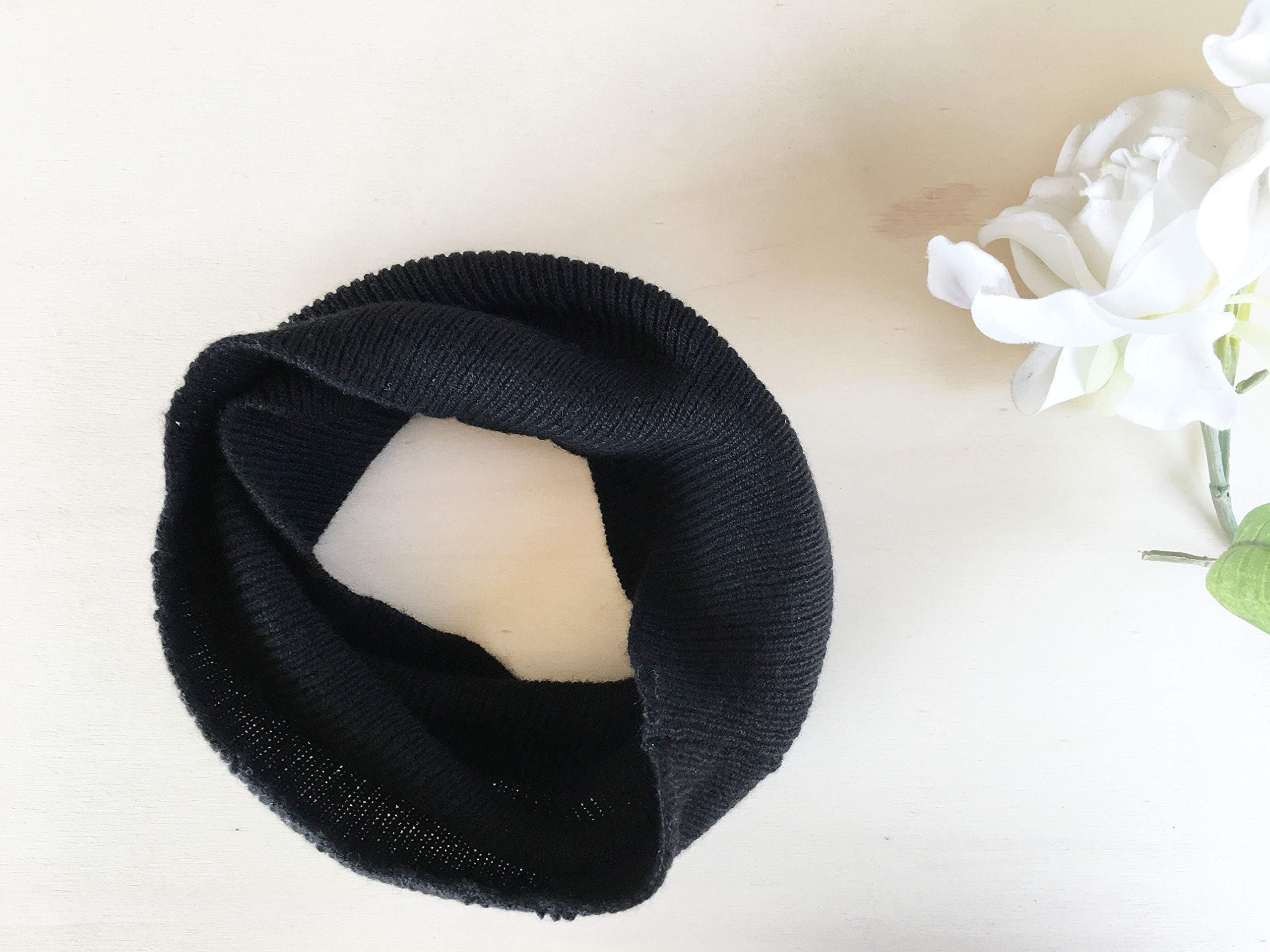 Sciarpa Scaldacollo Anello Uomo Invernale e Fascia 100% Cachemire