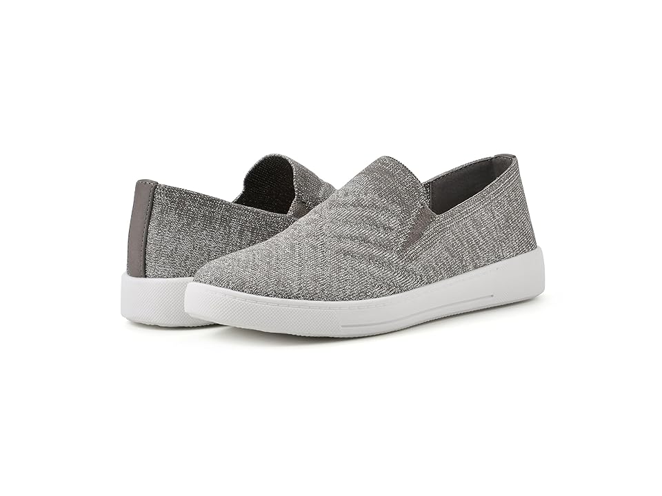 White Mountain Until (Silver Fabric) Women's Shoes INTERNATIONAL SHIPPING