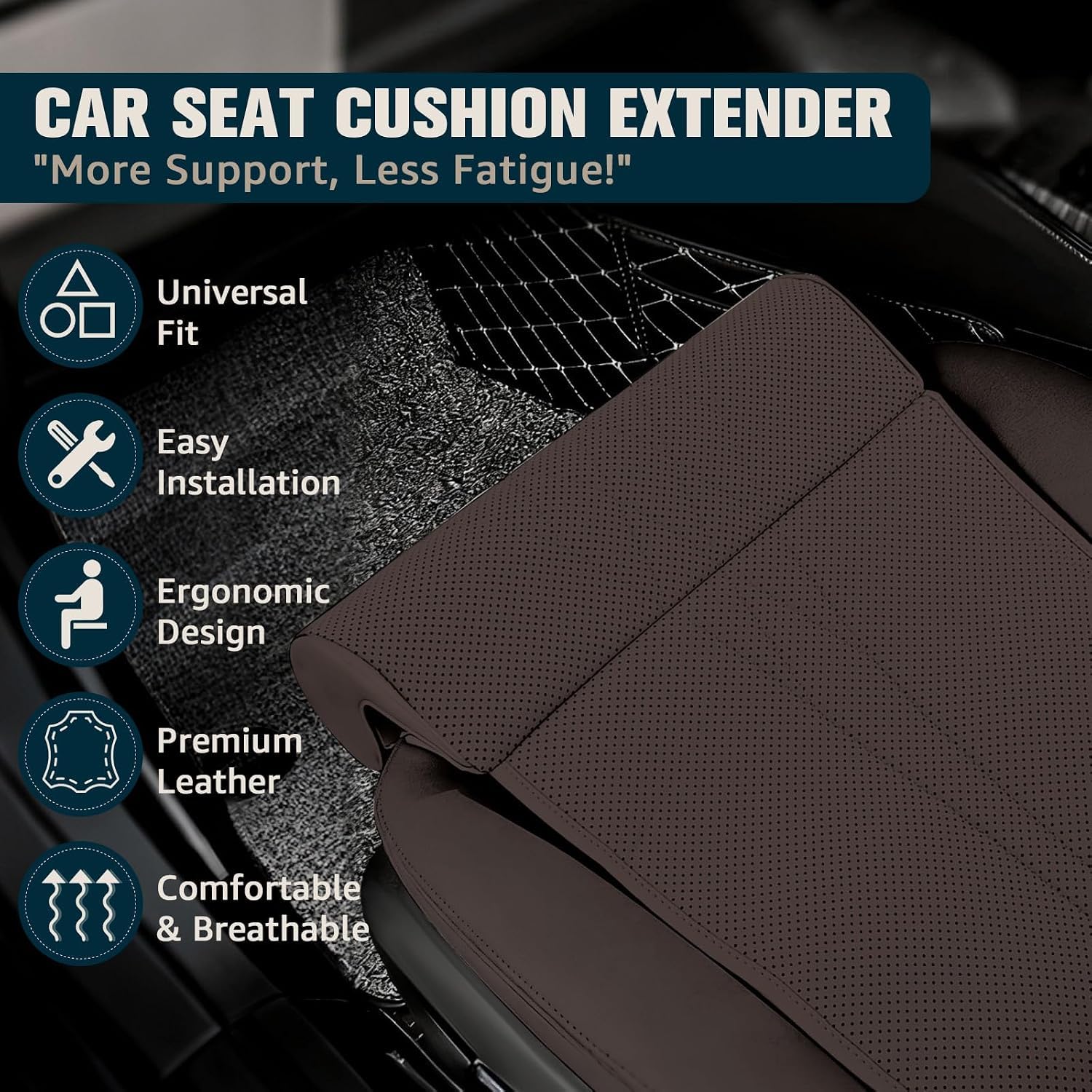 Cojín Extensor Asiento para Ford Transit/Tourneo Custom 2023-2025