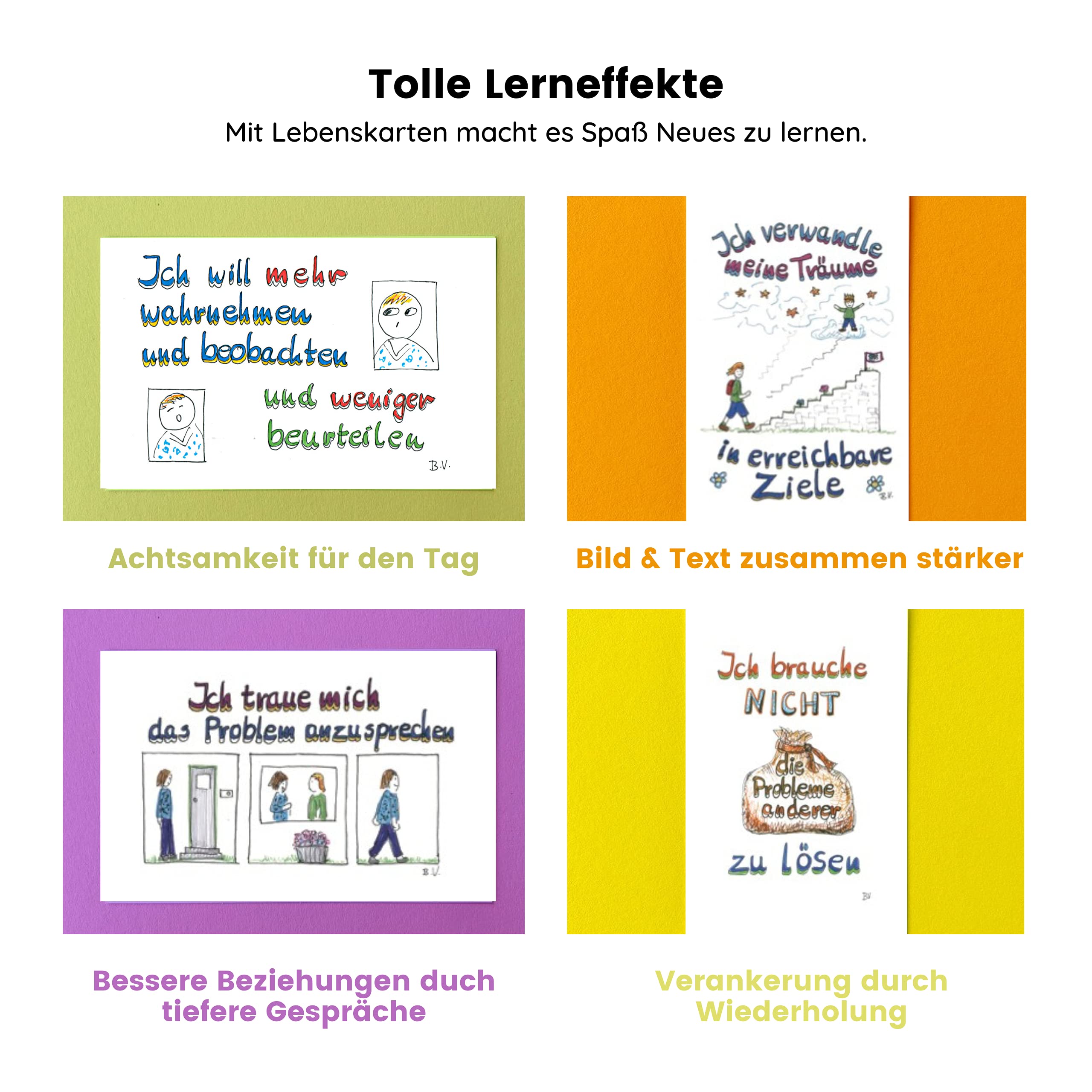 Gesamtpaket Lebenskarten (Serien 1-3) Professionelle Therapiebox, 264 Coaching Karten & Gesprächskarten für Beratung & persönliche Entwicklung,Krisenbewältigung, Arbeit mit dem inneren Kind