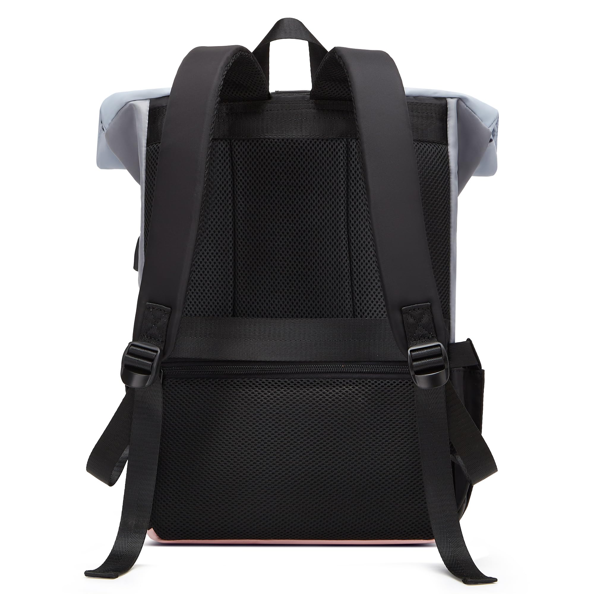 YTL Rolltop Rucksack Damen & Herren,Leichte Rucksäck Wasserdichte Tasche Radfahrenrucksack Reiserucksack Schultasche Teenager Backpack Women Viel Fächer mit 15,6" Laptopfach