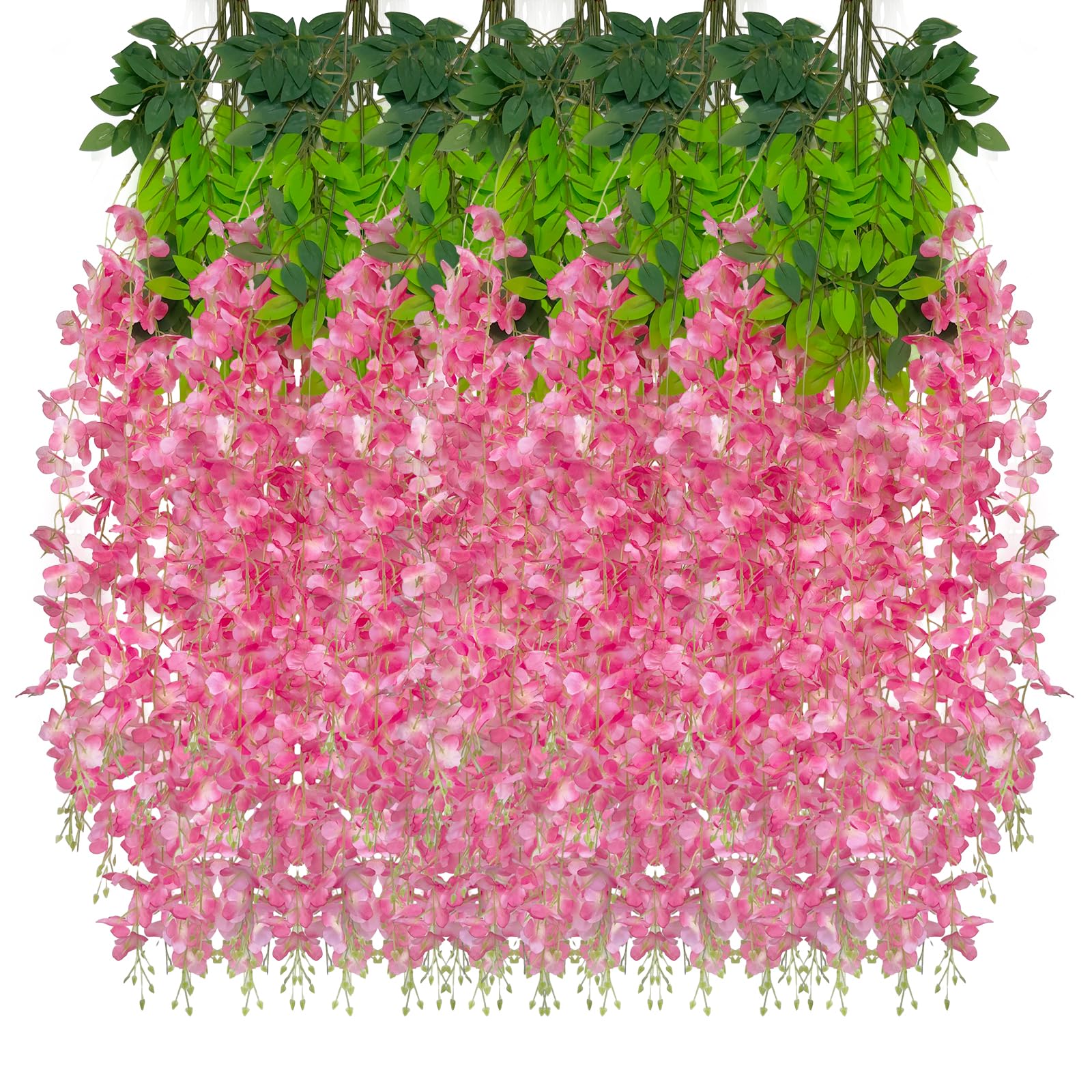 Luerbi 24-Pack Dark Pink Wisteria