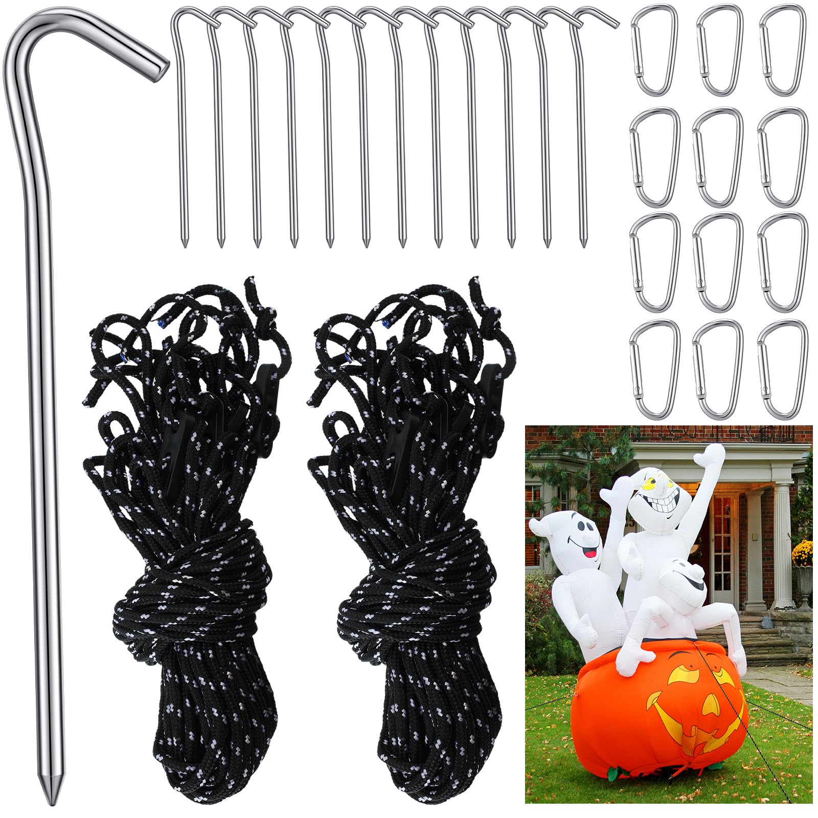 Snapklik.com : 36 Pieces Inflatable Stakes And Tethers Replacement ...