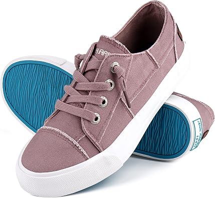 Amazon.com: JENN ARDOR - Zapatos de lona para mujer, zapatos de moda para  meter el pie fácilmente, zapatos bajos, casuales : Ropa, Zapatos y Joyería