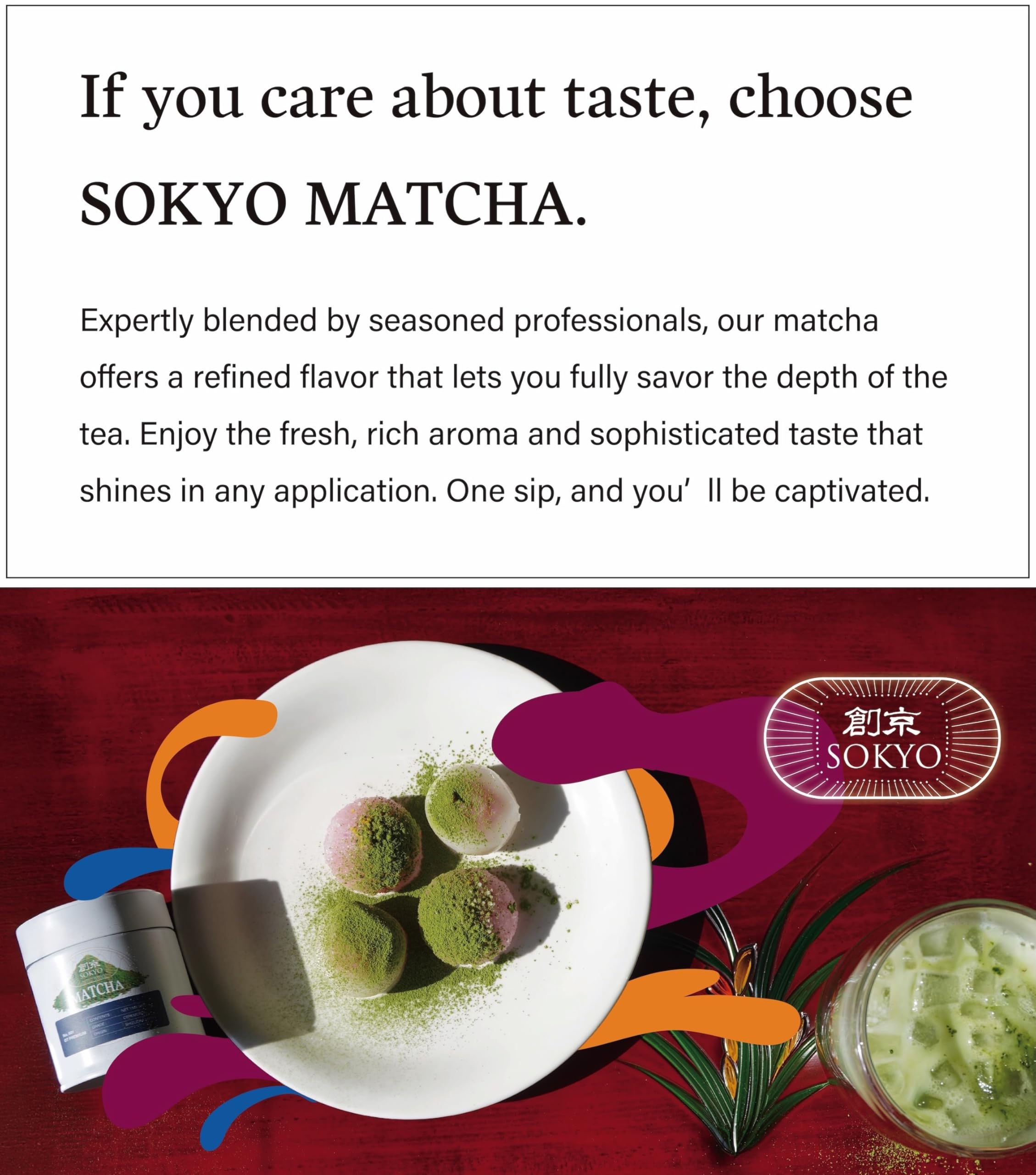SOKYO ceremonial matcha powder series powdered green tea Japanese matcha 3 52oz 100g Mie Ceremonial K — view 3