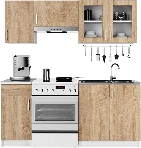 Akord | Set di Mobili da Cucina Lima | Cucina Completa Piccola...