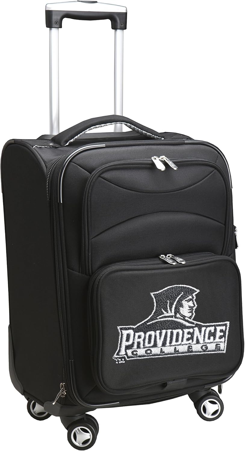 NCAA Providence Friars Upright Domestic Carry-On Spinner, 20-Inch, Black