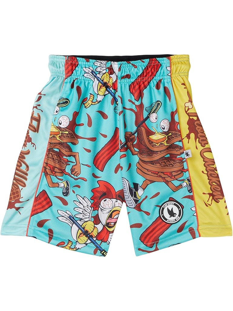 Blue FLOW SOCIETY Boys Chicken & Waffles Attack Shorts (Little Kid/Big Kid)