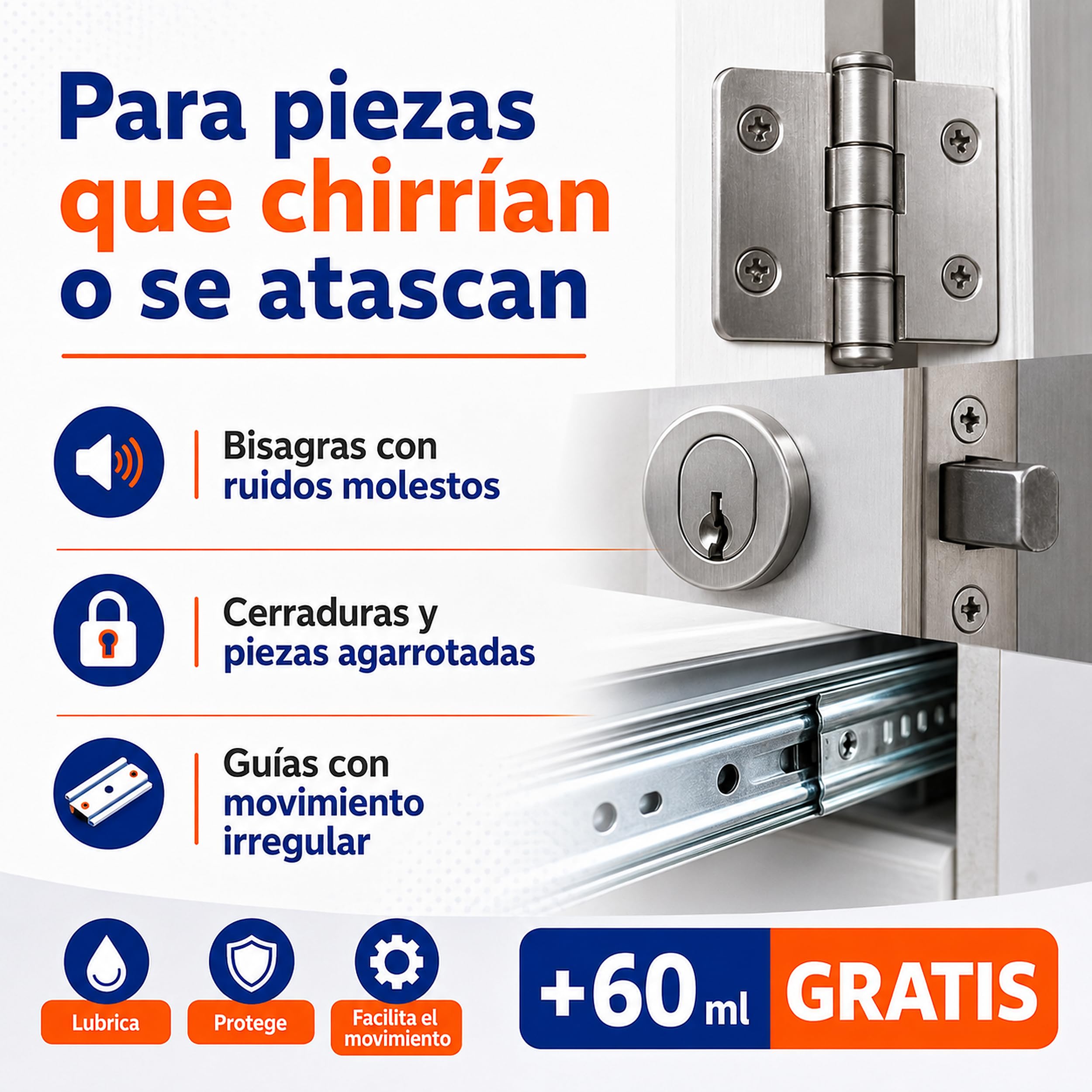 Aceite multiusos en spray 400 ml con doble acción, pack de 12