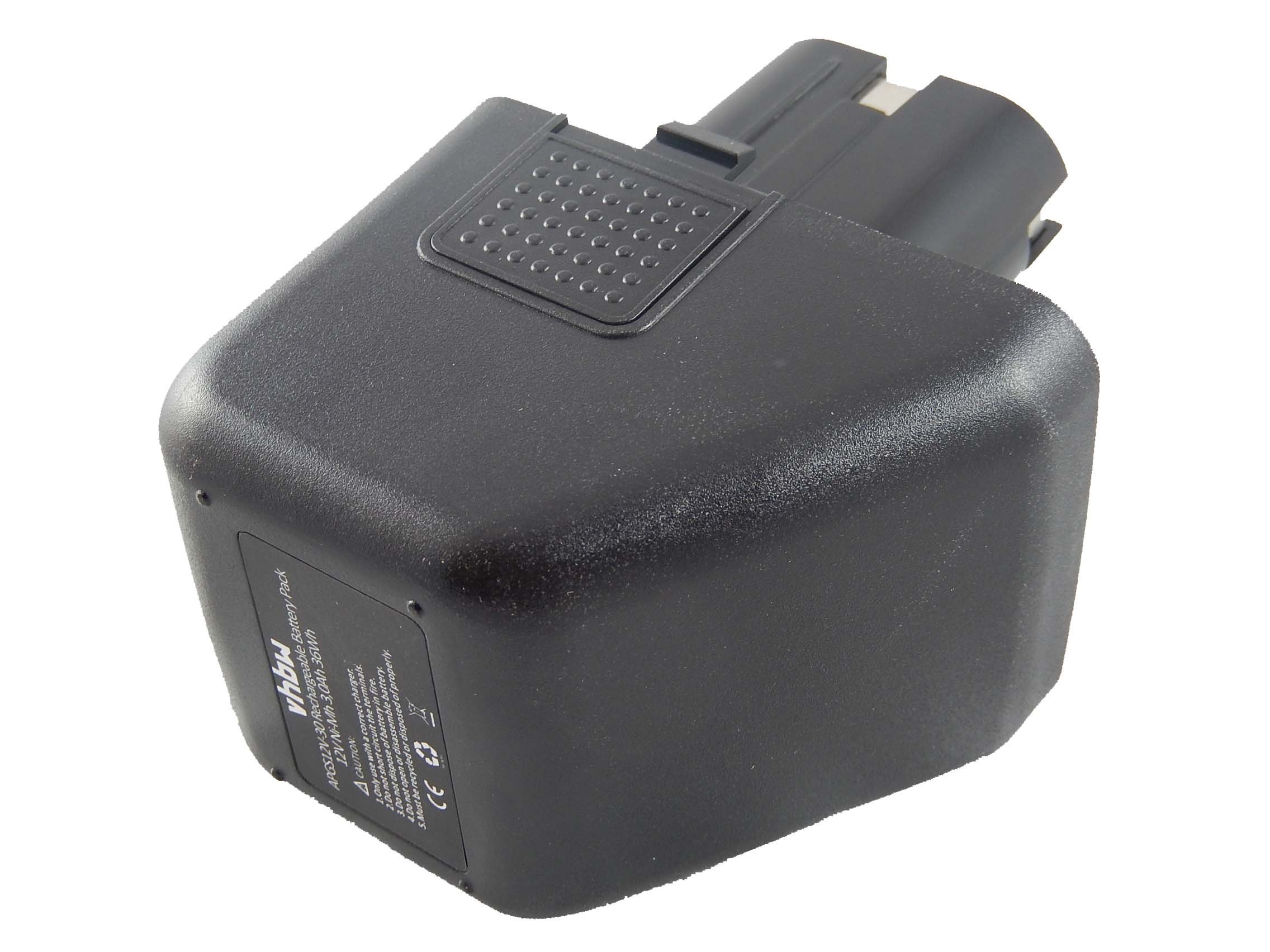 vhbw batteria compatibile con Gesipa Accubird 12 V utensile elettrico, utensile per montare rivetti ciechi (3000 mAh, NiMH, 12 V)