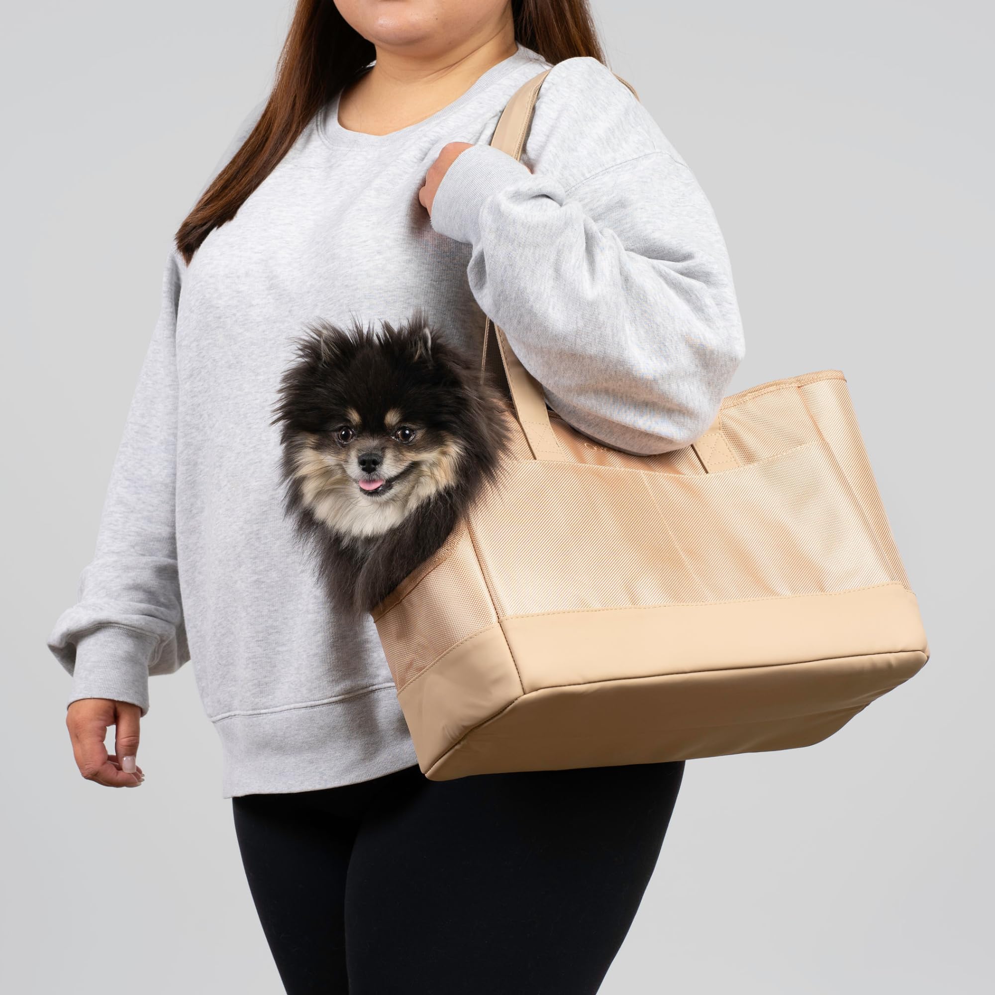 OSKAR&FRIENDS Pet Carrier for Small Dogs Cats and Puppy from | Dog Tote Bag | Vegan Dog Purse | Cat Carrier Purse | Rabbit Carrier | Puppy Carrier Purse | Everyday Pet Tote for Pets Under 15lbs
