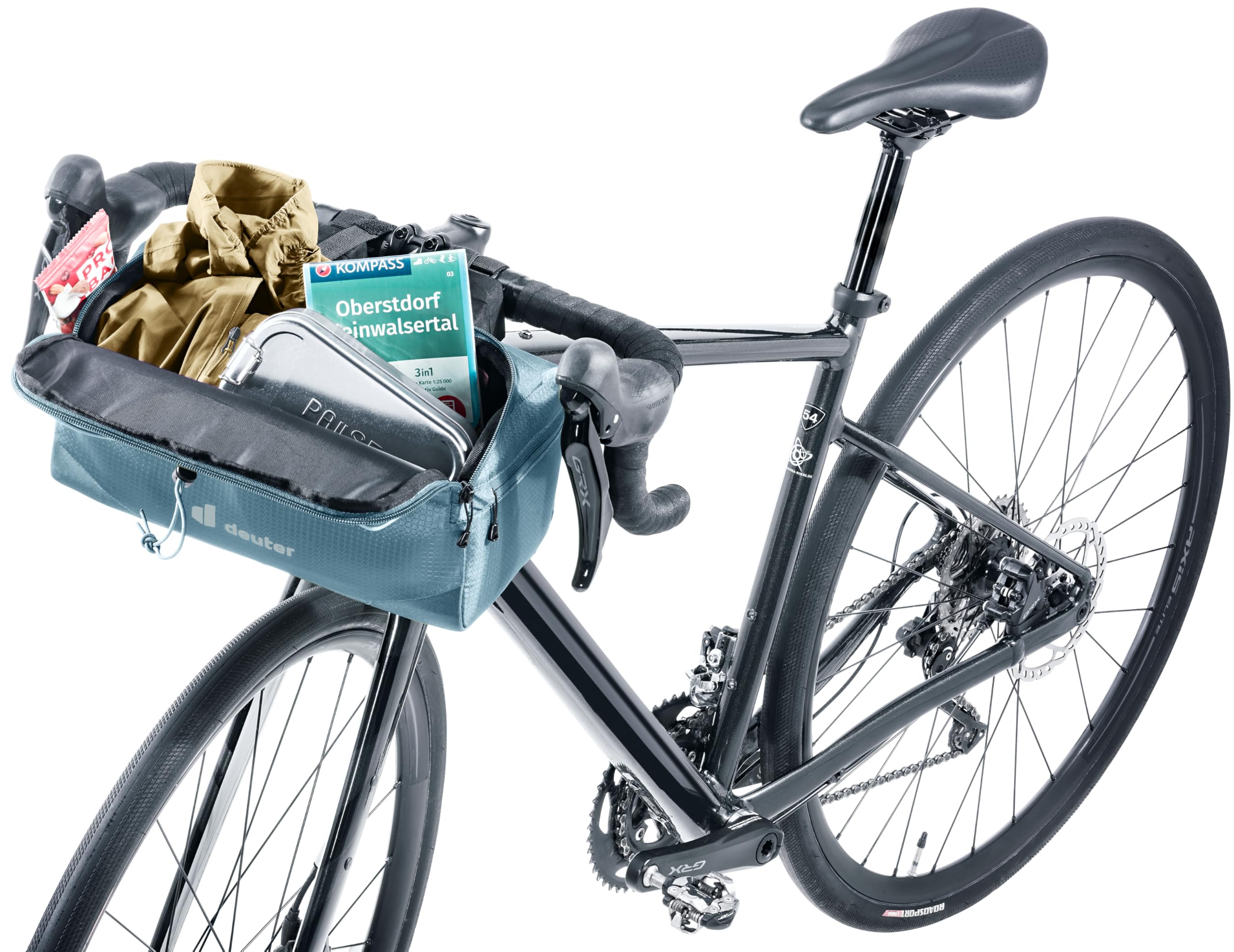 deuter Mondego HB 8 Pokrowiec na kierownicę rowerową, Atlantic, 8 L, Minimalistyczny