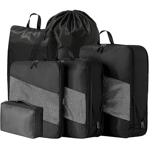 Compression Packing Cubes Set - Black