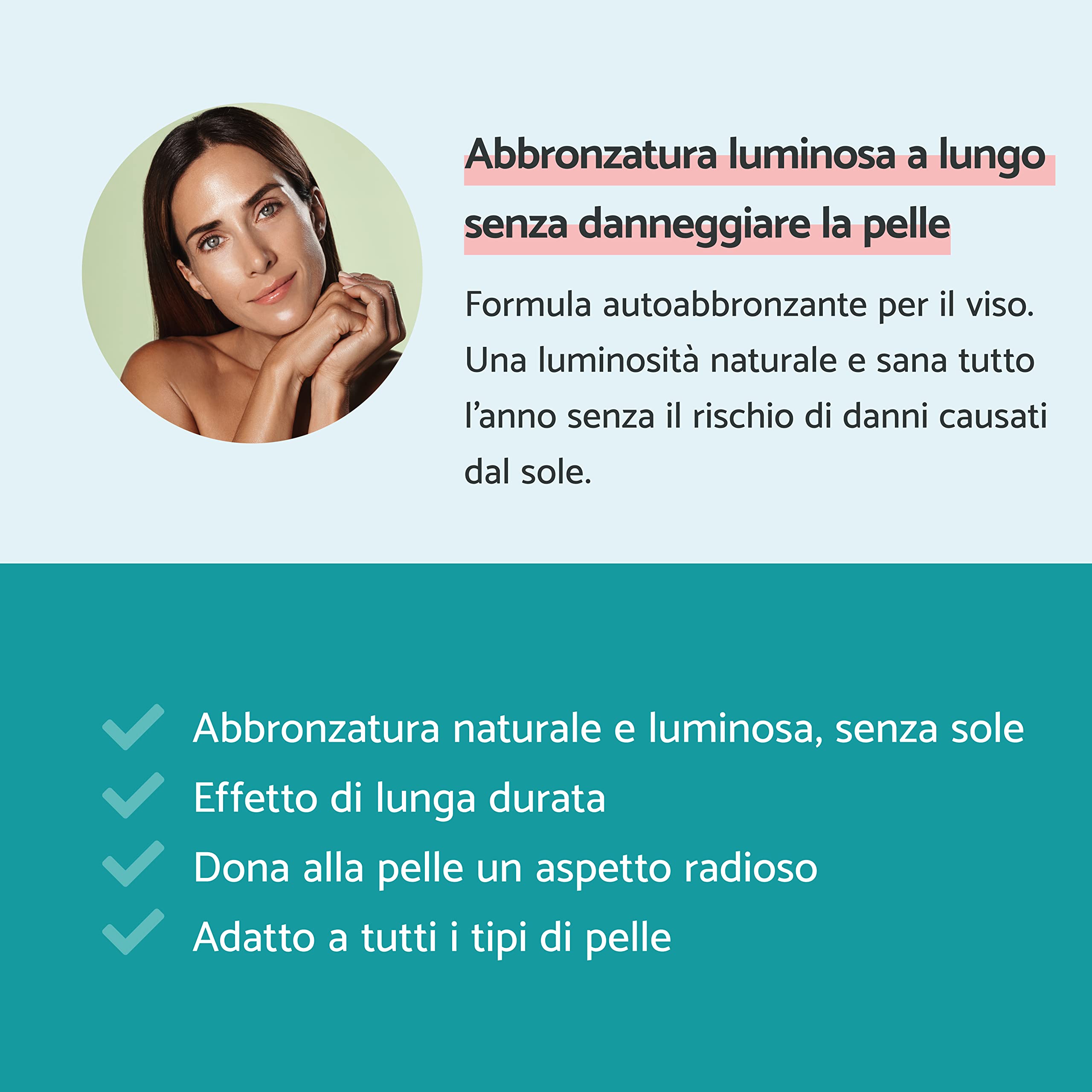 Remescar Glowing Drops 30 ml – Siero Autoabbronzante Viso per Abbronzatura Naturale e Luminosa – Gocce Autoabbronzanti da Aggiungere alla Crema Viso per Pelle Dorata e Uniforme