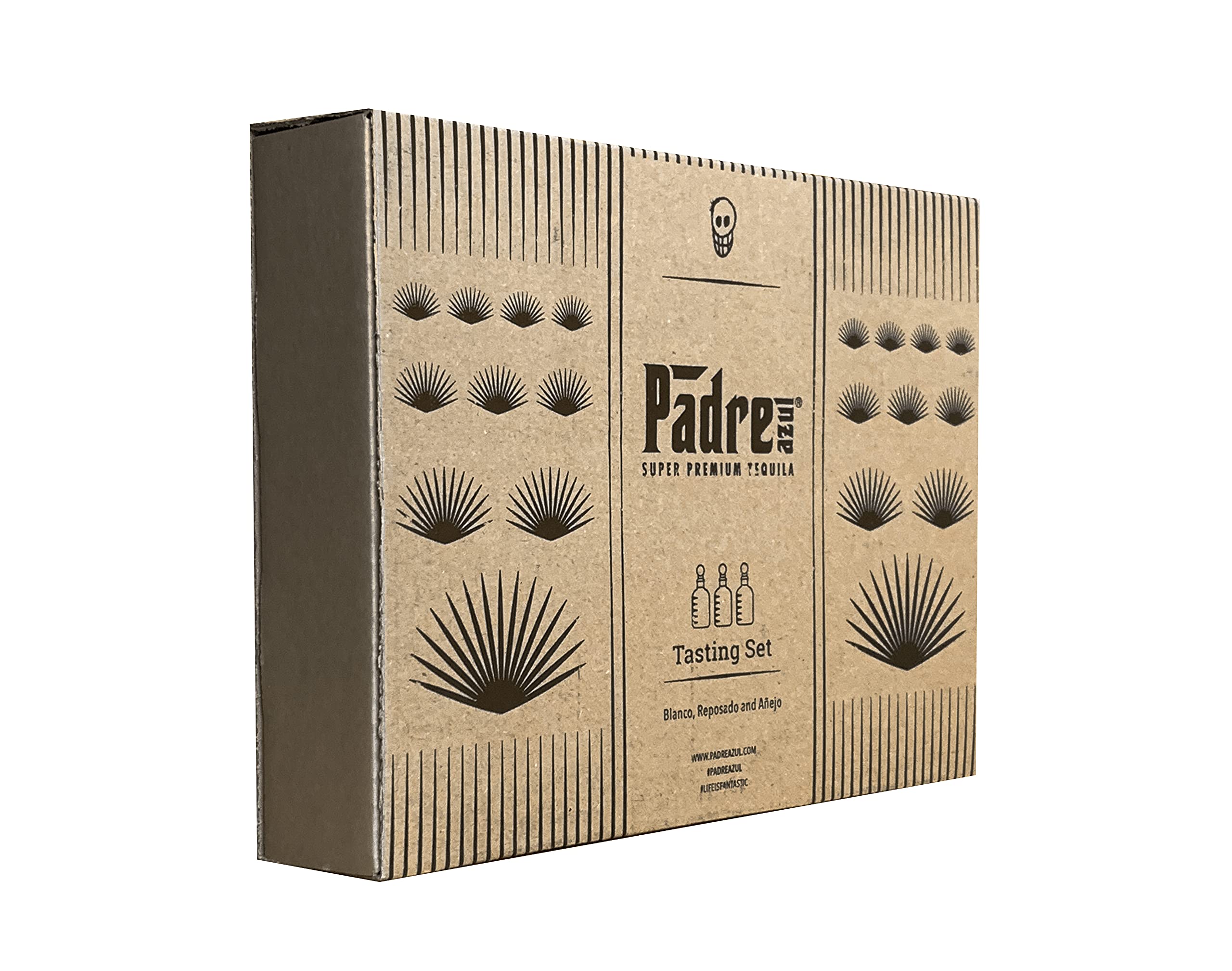 Padre Azul Mini Tasting Set Padre Azul Mexikanischer Tequila Blanco/Reposado/Anejo 3x5cl in Geschenkpackung Spirituose (1 x 150 ml)