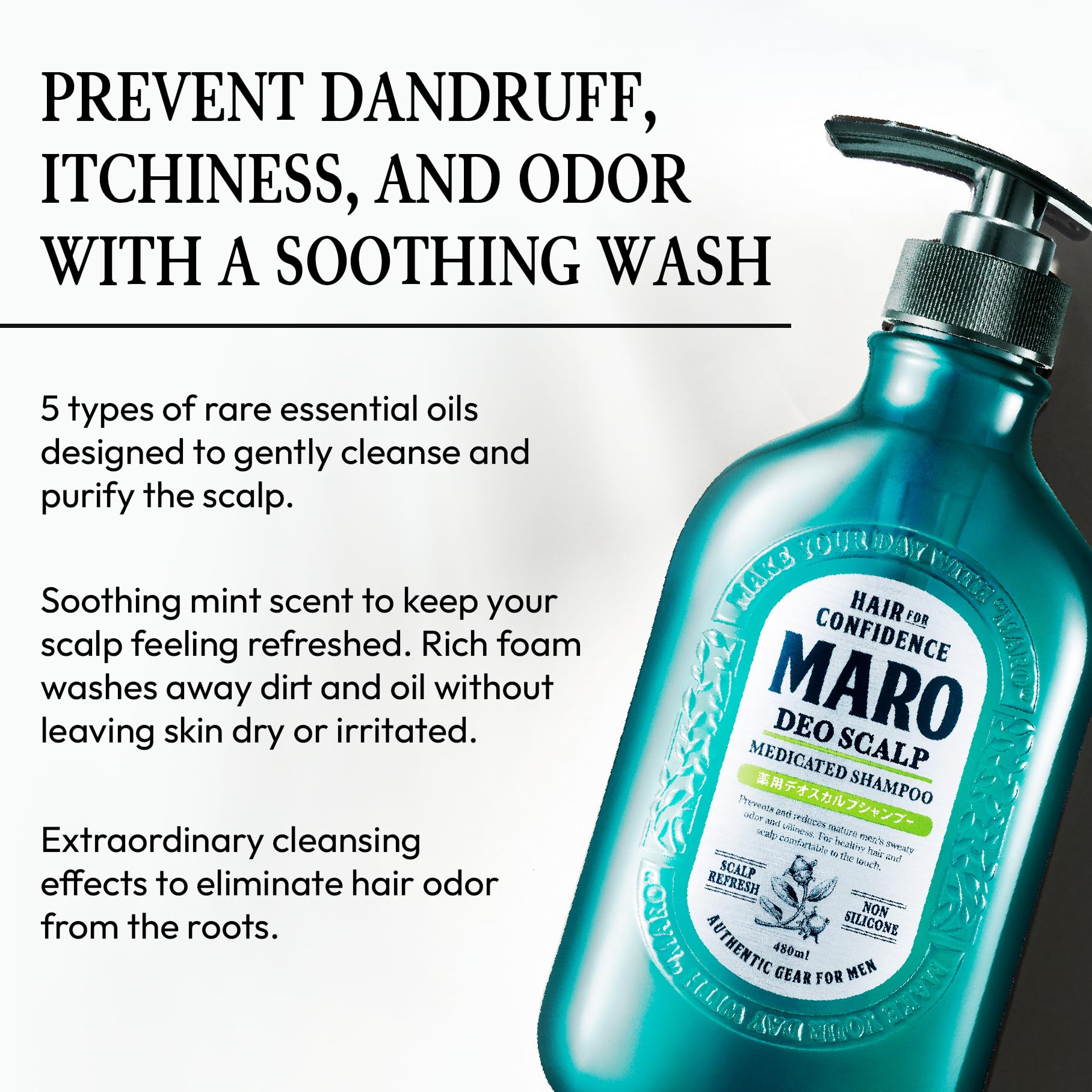 Maro Deo Scalp Medicated Treatment - 480ml, 480 ml (Pack of 1) - Image 3