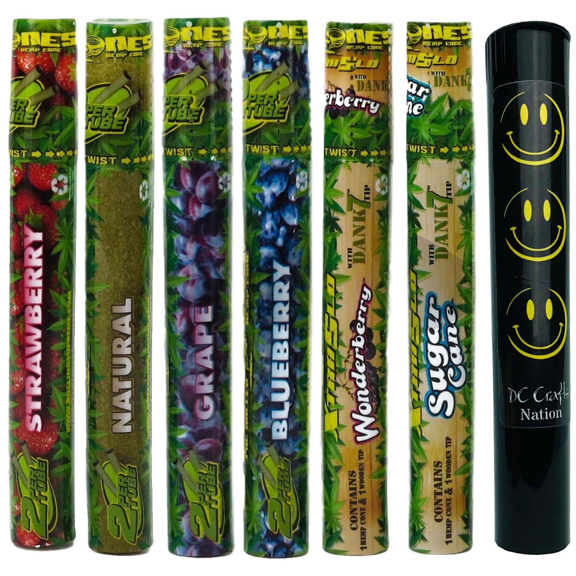 DC Crafts Nation Pop Lid Protector with Cyclones Variety 6 Count - Happy Face