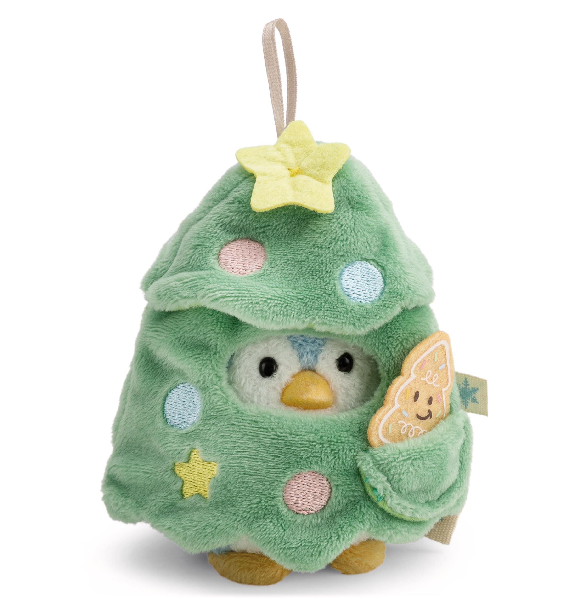 Doudou pingouin en peluche à câliner et jouer, cadeau pingouin, pour enfants (rose, 20 cm