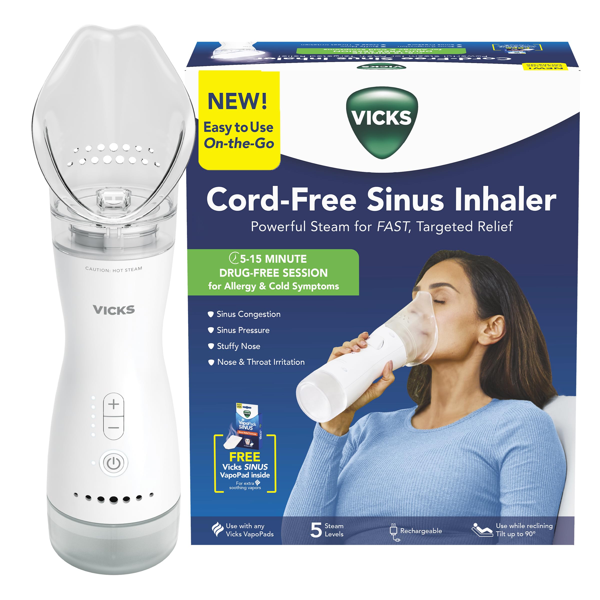 Photo 1 of Vicks Portable Cordless Steam Inhaler