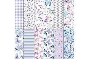 Whimsical Watercolor Butterfly Scrapbooking Paper, Vintage Patterned for Artistic Delights