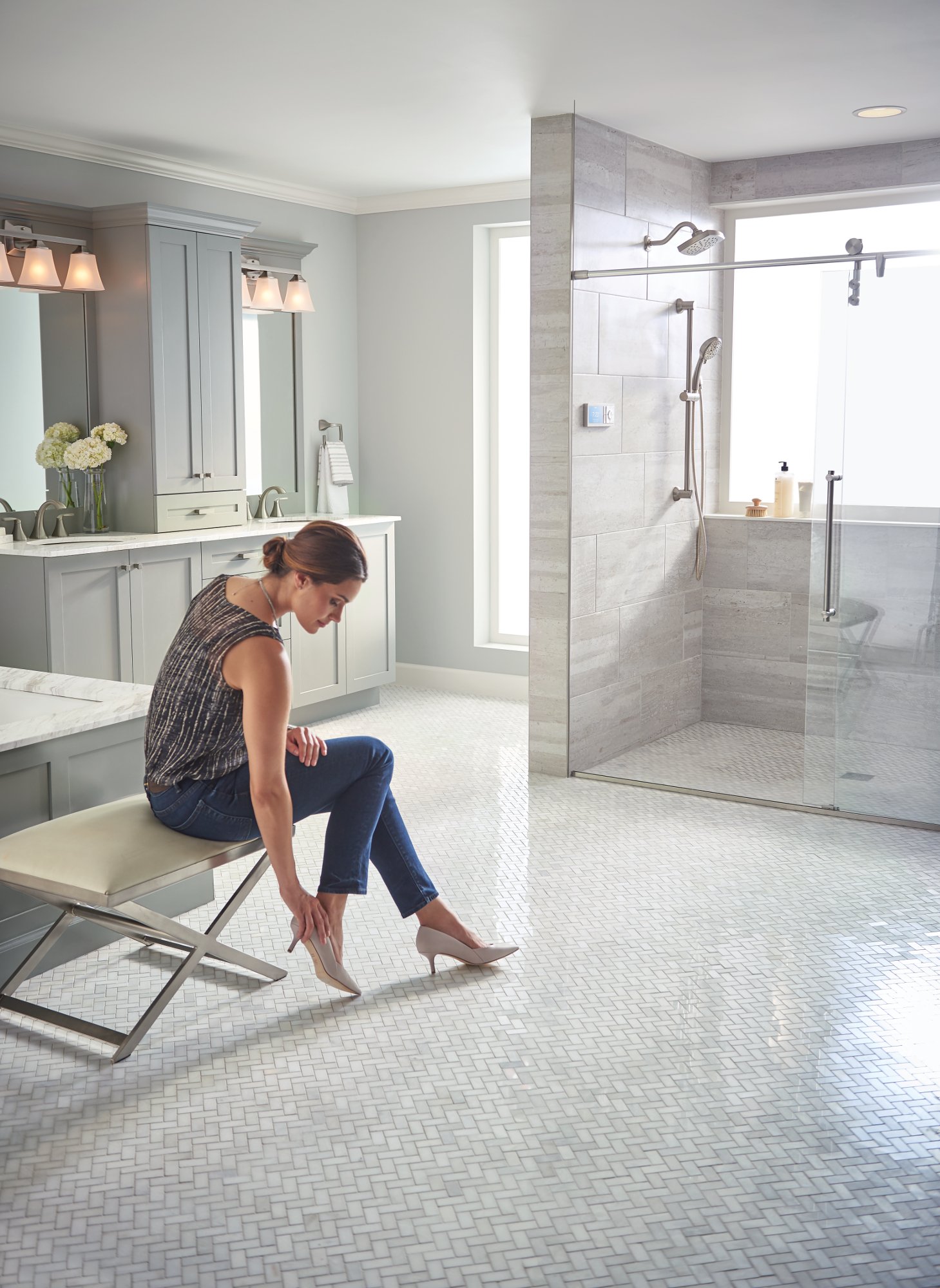 U Shower by Moen Smart Home Connected Bundle for 2 Outlet, Complete