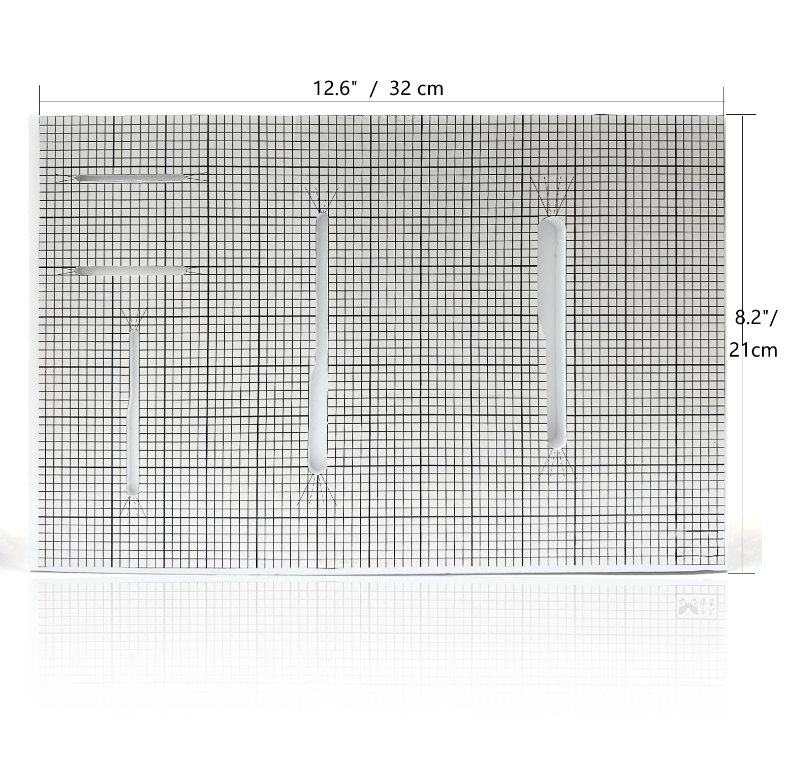 All in One Reusable Insect Pinning Board for Butterfly Spreading, Anti-Slip Mat, High Density Foam, Coordinate Scale, Butterflies Moths Bug Insect Pinning Kit
