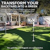 Vista 6 de KINGTOP - Copa de hoyo de golf – Cumple con las regulaciones PGA/USGA, accesorios de golf para práctica de putting green en el patio trasero