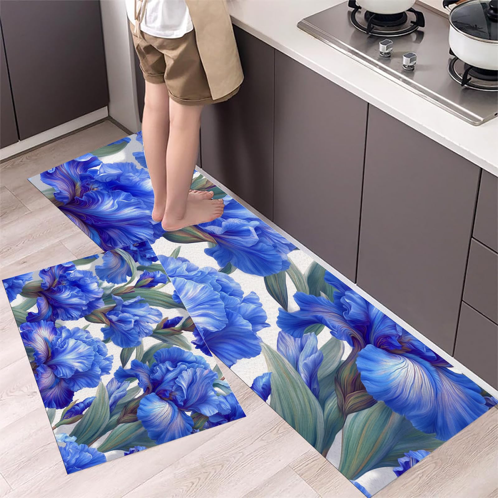 Alfombrillas de cocina antideslizantes y lavables que aseguran un suelo limpio