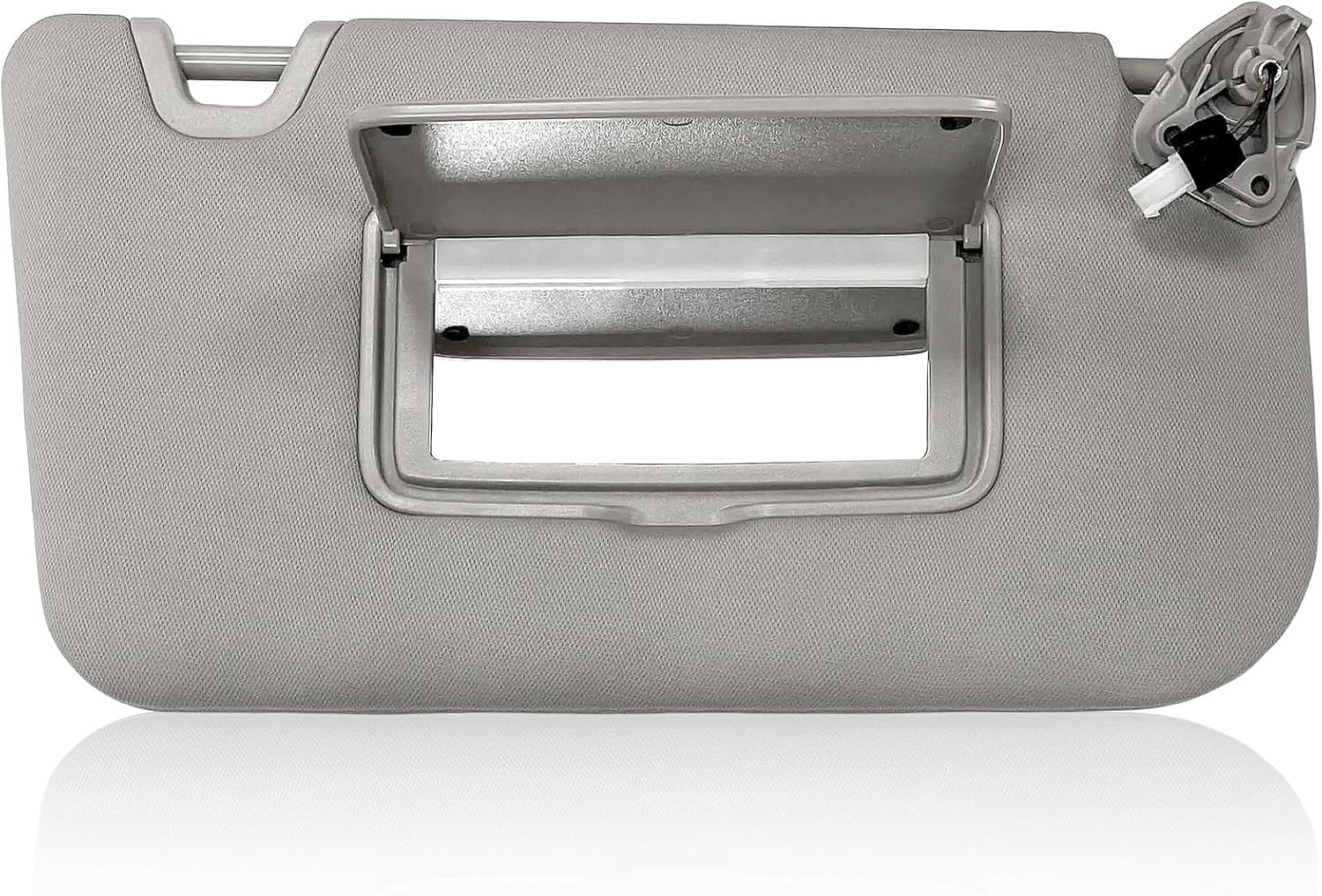 Left Driver Side Sun Visor Fits for Nissan Rogue X-Trail 2014-2020 Sunshade Compatible with 96401-4BA3E 96401-4BA1D with Vanity Light/with Makeup Mirror (Left Driver Side(Grey))