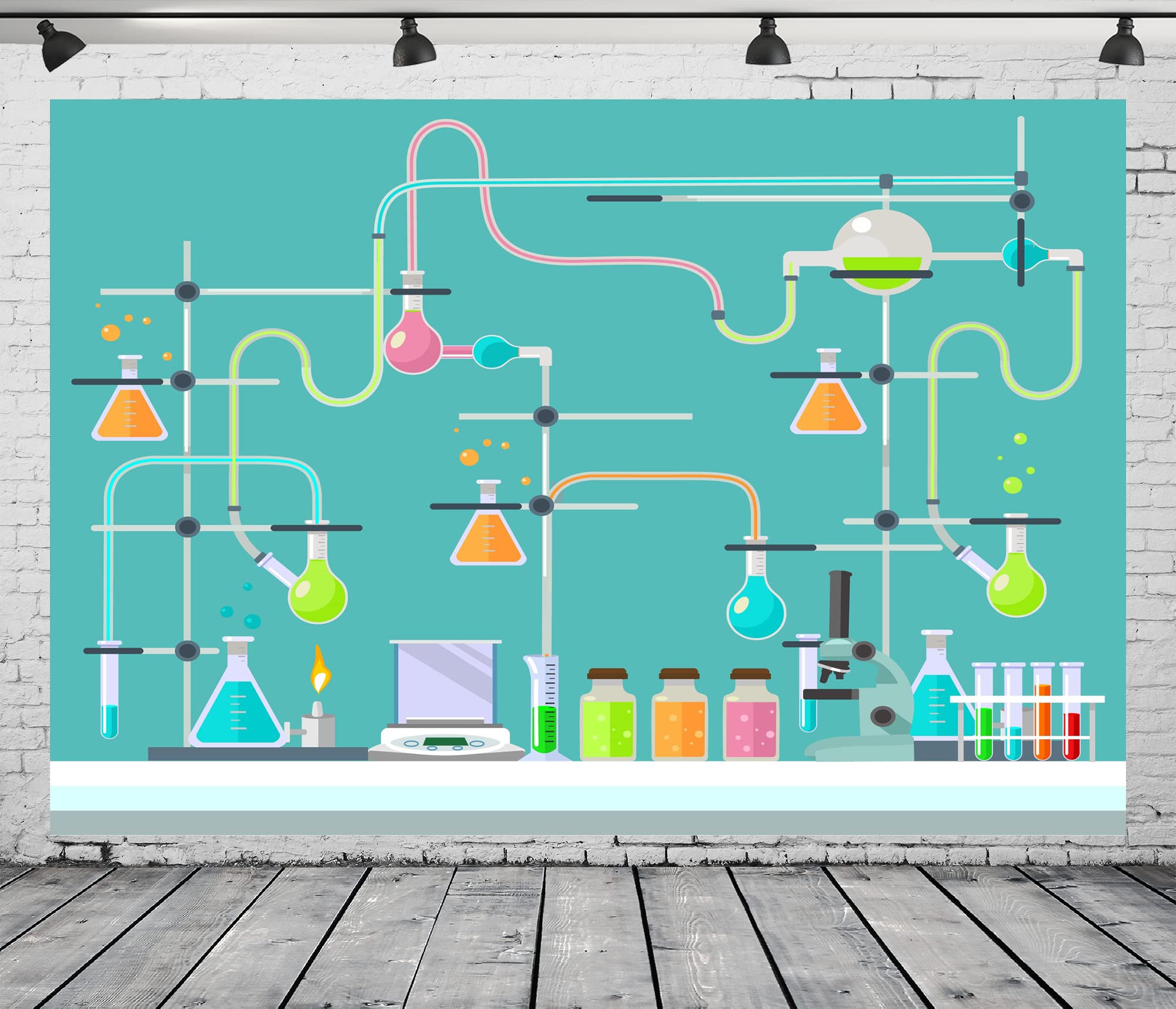 Buy Loccor Mad Scientist 10x6.5ft Fabric Backdrop Chemistry Lab