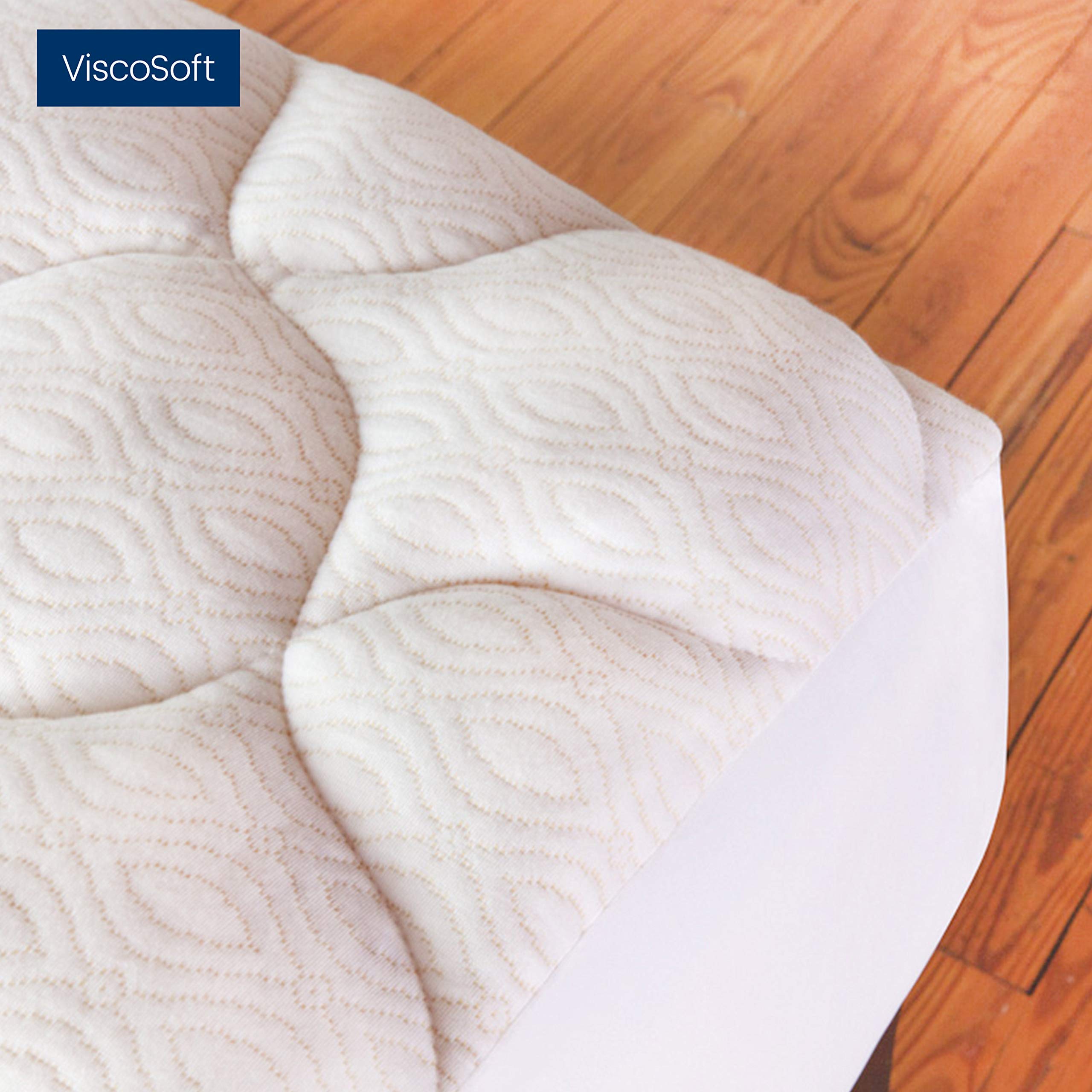 mello Surmatelas 135x190 Bien-Etre, Matelassage léger Haute qualité, Housse Tissu Respirant et rafraichissant à Base de Cuivre Effet Bien-être, Soutien Moelleux pour Toutes Positions de Couchage