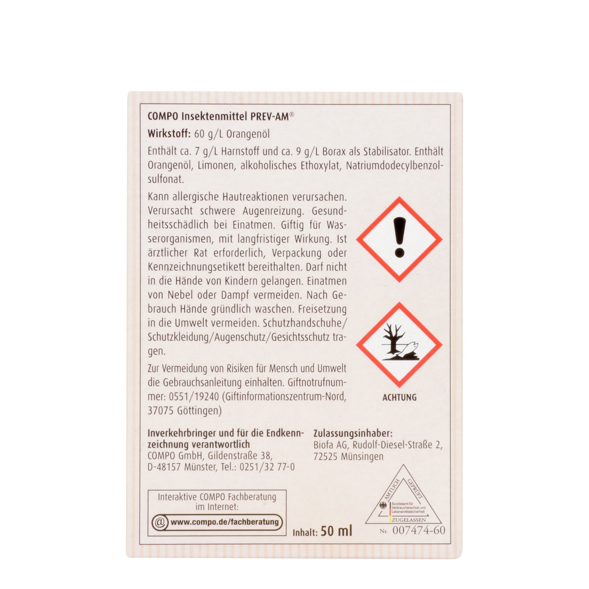 Compo Prev Am Insect Repellent Control Wool Lice And Turtle | Desertcart  Maldives