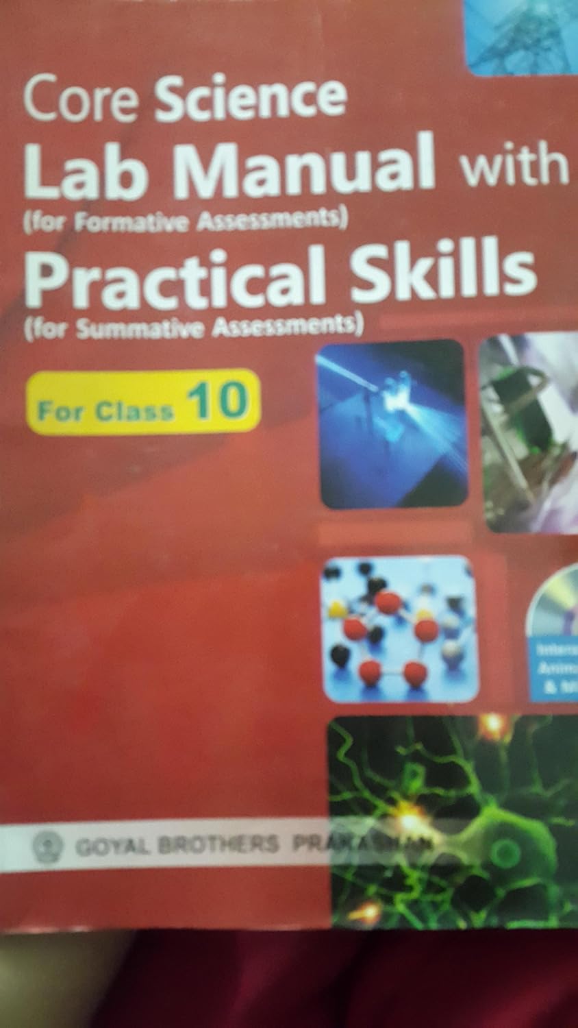 Core science lab manual for class 10(practical) Amazon.in