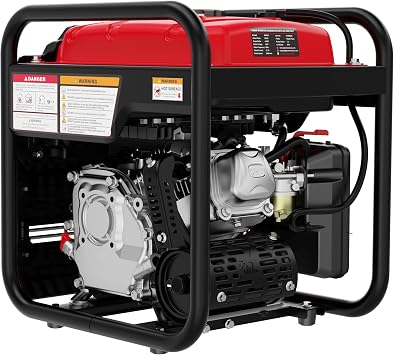 PowerSmart 4500W Portable Generator with CO Protect, Inverter Technology, Parallel Ready, Clean Power for Sensitive Electronics, Gas Powered Generator for Home Emergency
