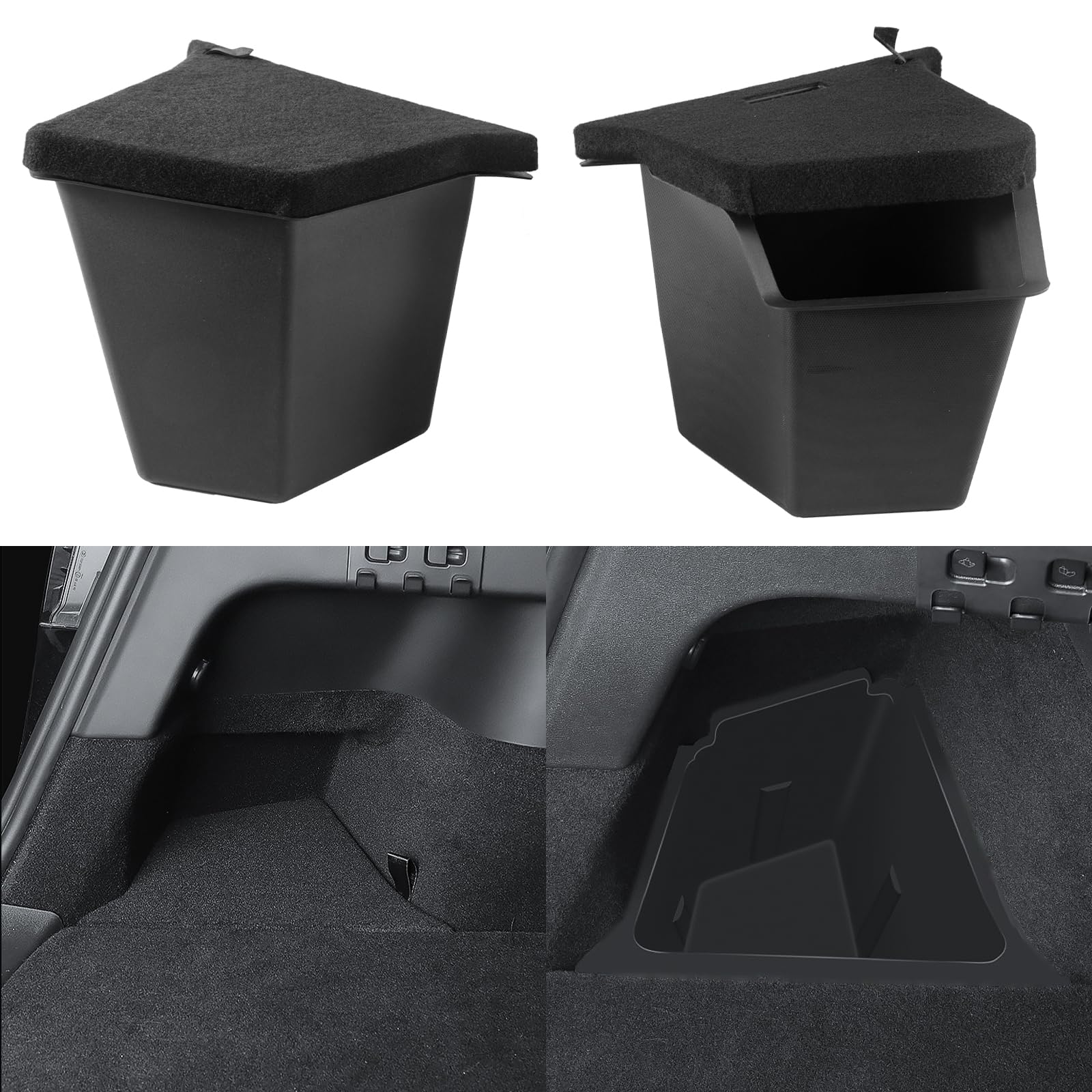 Photo 1 of Tesla Model Y Trunk Organizer 2025-2026 Tesla Model Y Trunk Storage Bins
