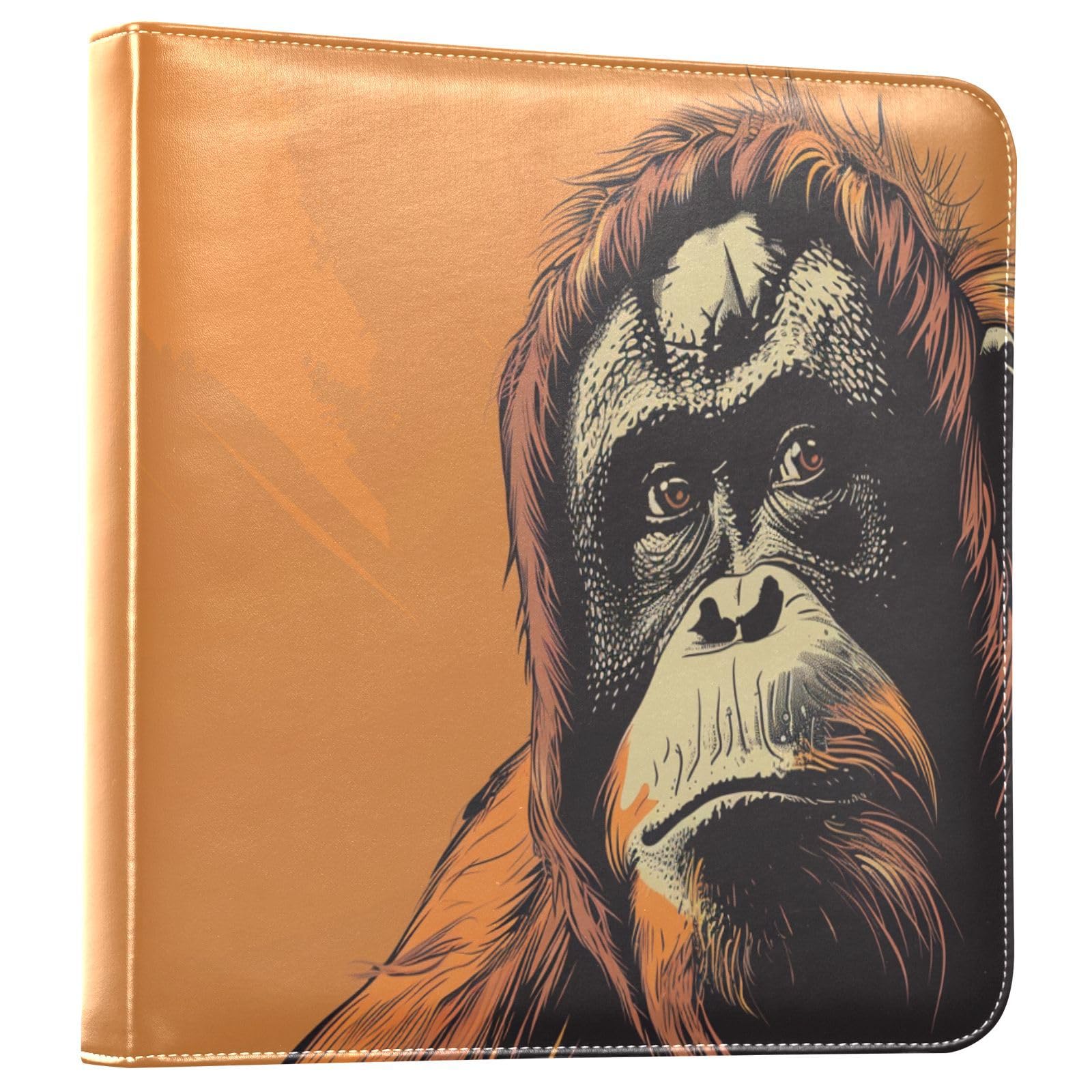 Amazon.com: JIPONI Funny Orangutan on Yellow Large Photo Album