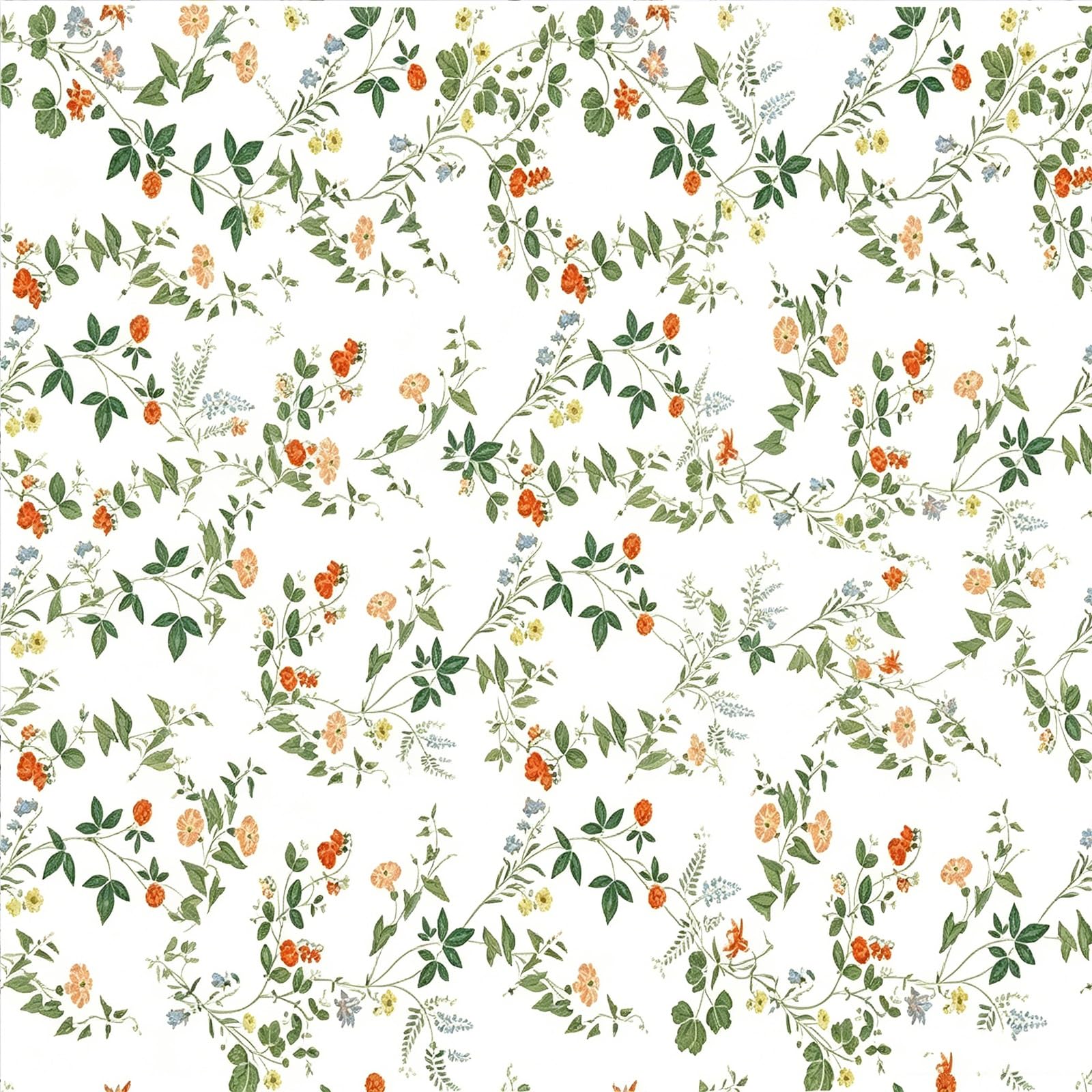 Zynqra K ﻿Peel And Stic Wallpaper Floral Contact Paper,Self Adhesive Decorative,Modern Contactpaper For Cabinets Drawers Bedroom Thicken Vinyl(,L100cm/39.4In*W60cm/23.6In)