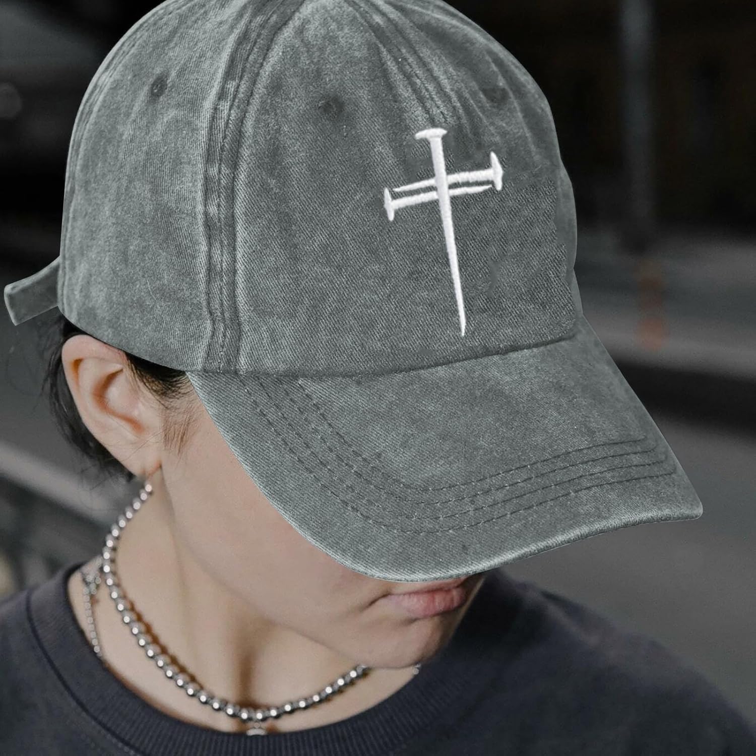 Christan Jesus Cross Baseball Cap Embroidered Dad Hat - Image 6