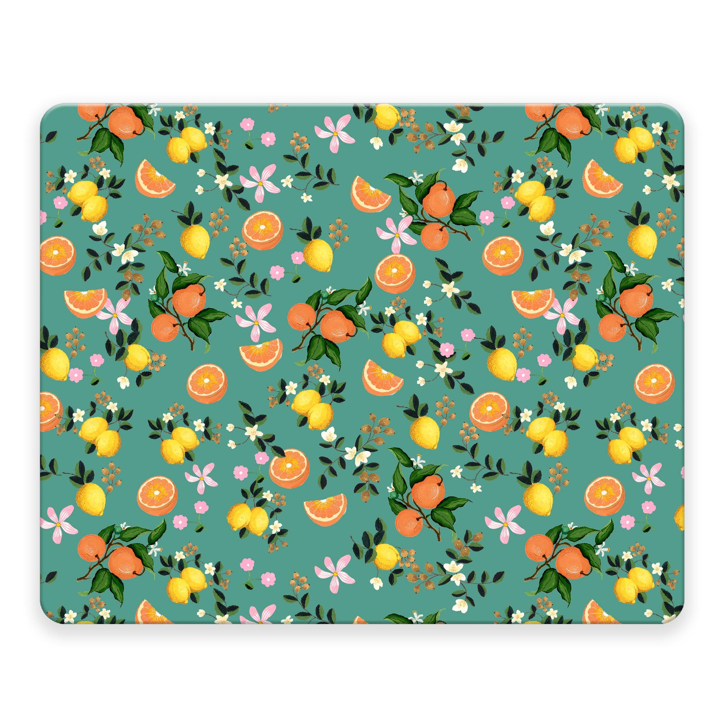 The Spring Palette Designer Mouse Pad | Anti Skid Base & Thick Rubber | Perfect for Gaming and Productivity (Citrus Bunch Mouse Pad)