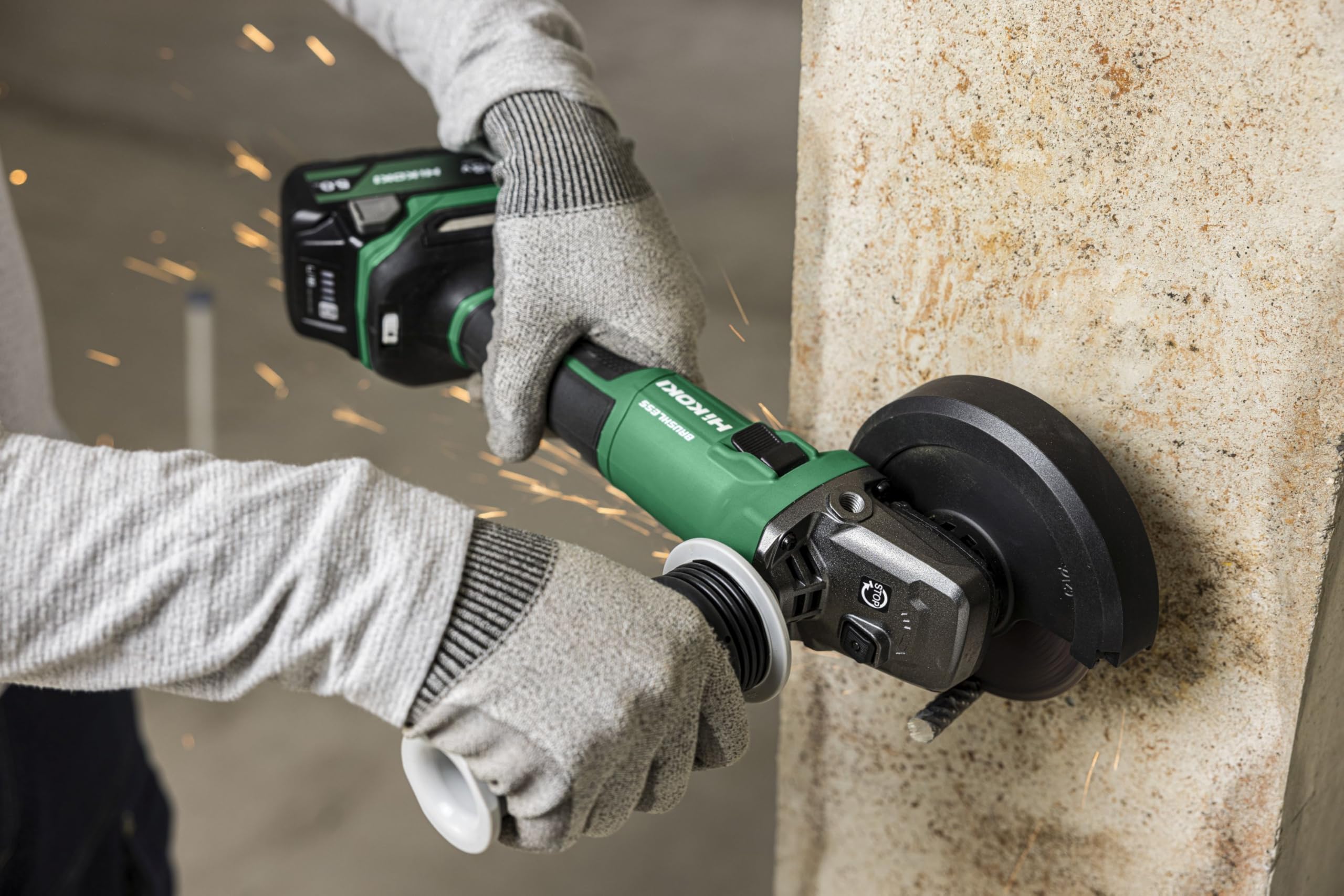HiKOKI G1812DE Akku-Winkelschleifer 18V, 115 mm Brushless Flex, M14