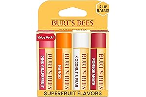Burt's Bees Lip Balm for Teens: 4 Flavors of Natural Lip Treatment