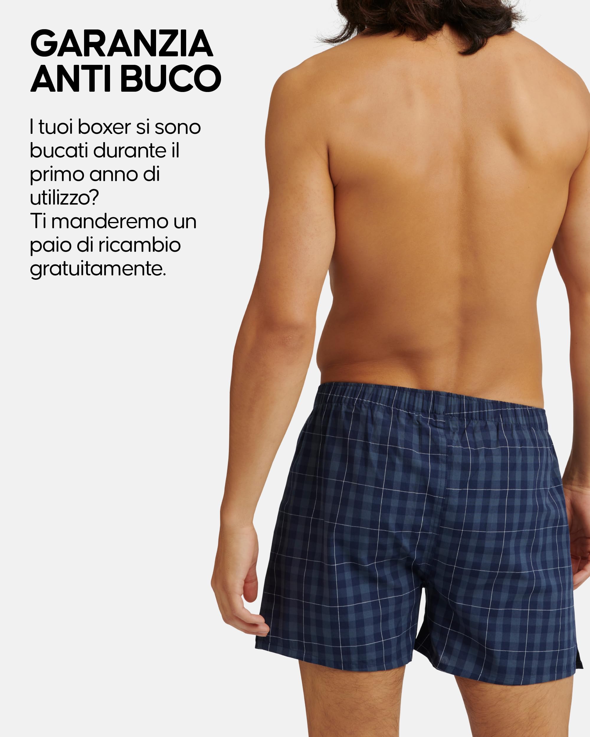 DANISH ENDURANCE Boxer Uomo Americani Cotone Biologico 100%, Mutande a Pantaloncino, Boxer di Tela, Leggeri e Traspiranti, 4 o 6 Paia