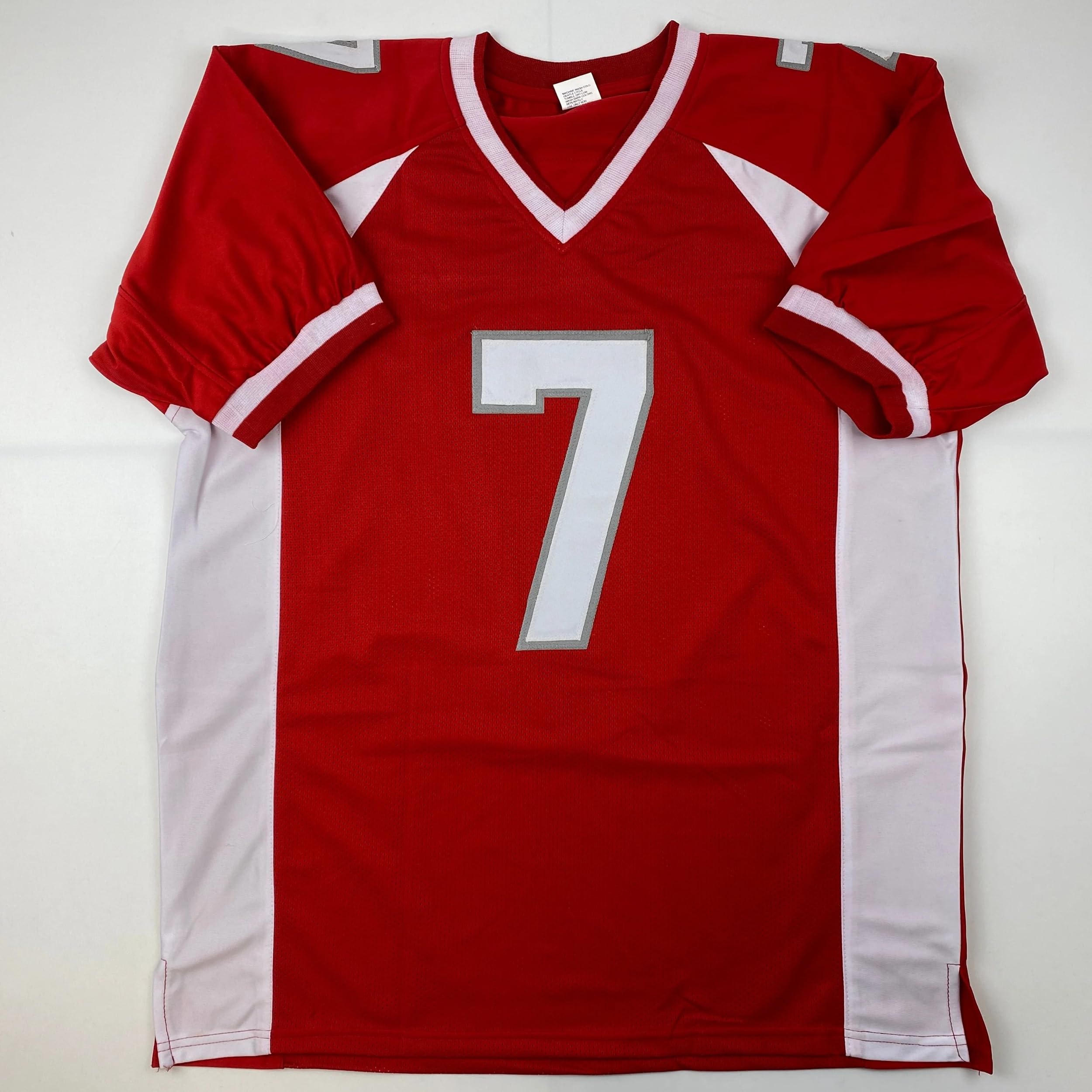 Facsimile Autographed Ben Roethlisberger Miami Ohio Red Reprint