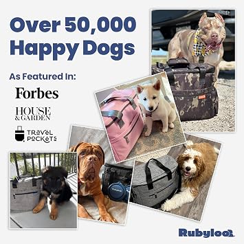 The Original Doggy BagTM - Complete Dog Travel Bag for Supplies with 2 BPA-Free Travel Dog Bowls & 2 Pet Food Containers - Traveling Kit for Road Trips, Camping, Weekend Away or Doggy Gift: Navy